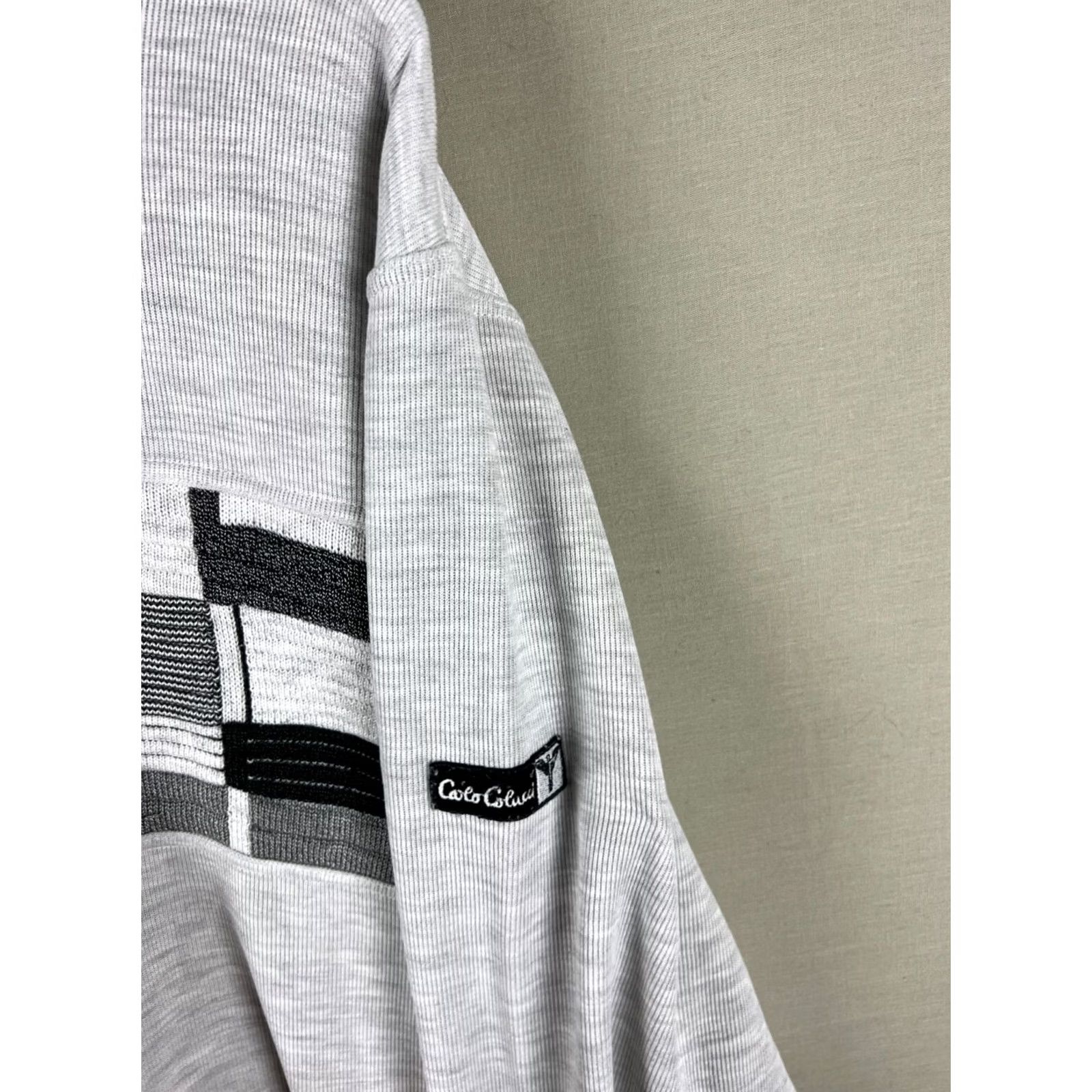 Carlo Colucci Carlo Colucci Sweater Mens Size M Gray Vintage Knit Pullover All Seasons 80s 90s Shirt Size US M / EU 48-50 / 2 - 5 Thumbnail