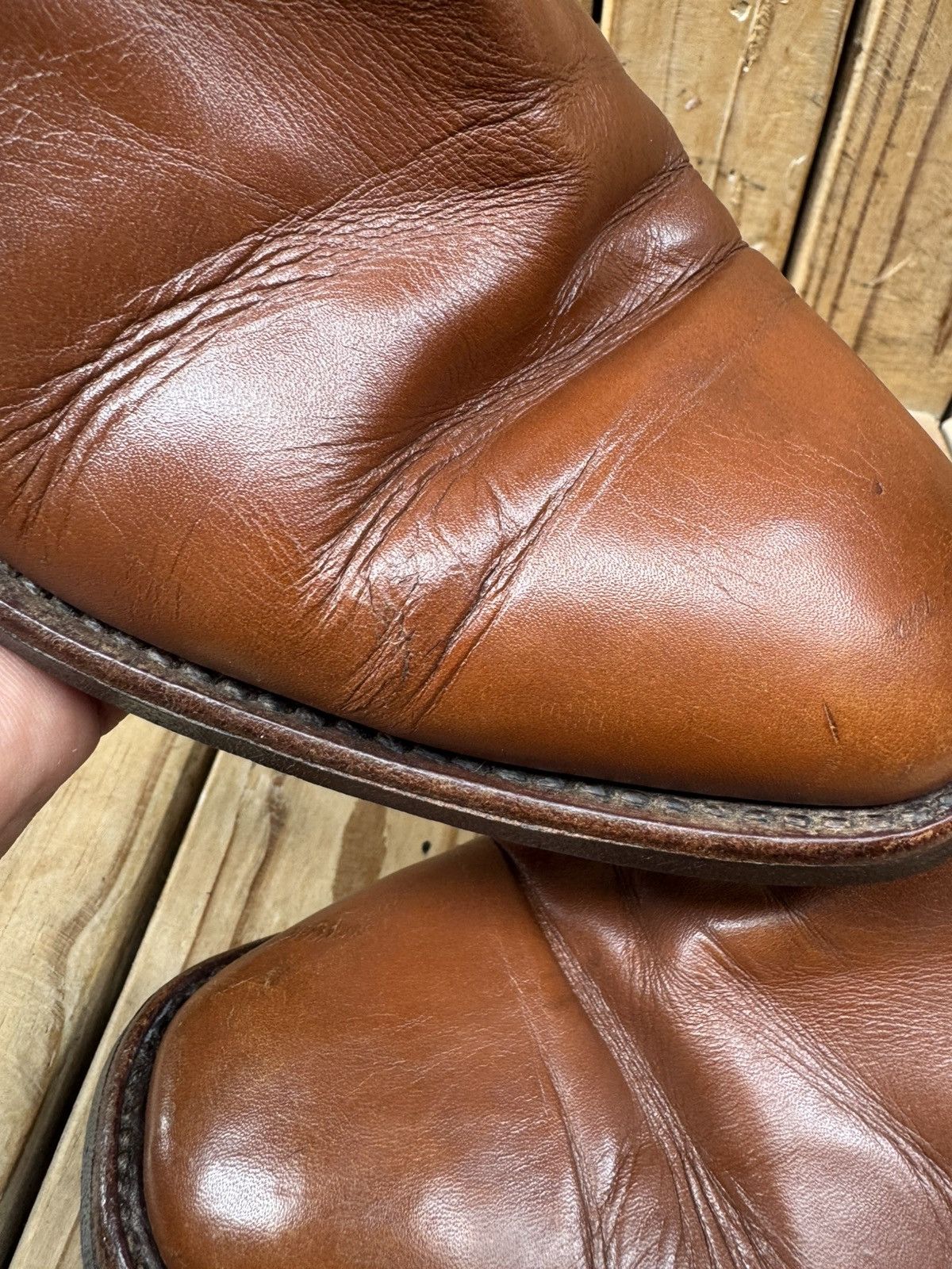 R.M. Williams R.M.Williams Brown leather Australian Men Boots UK 8 H US 9 Size US 9 / EU 42 - 24 Thumbnail