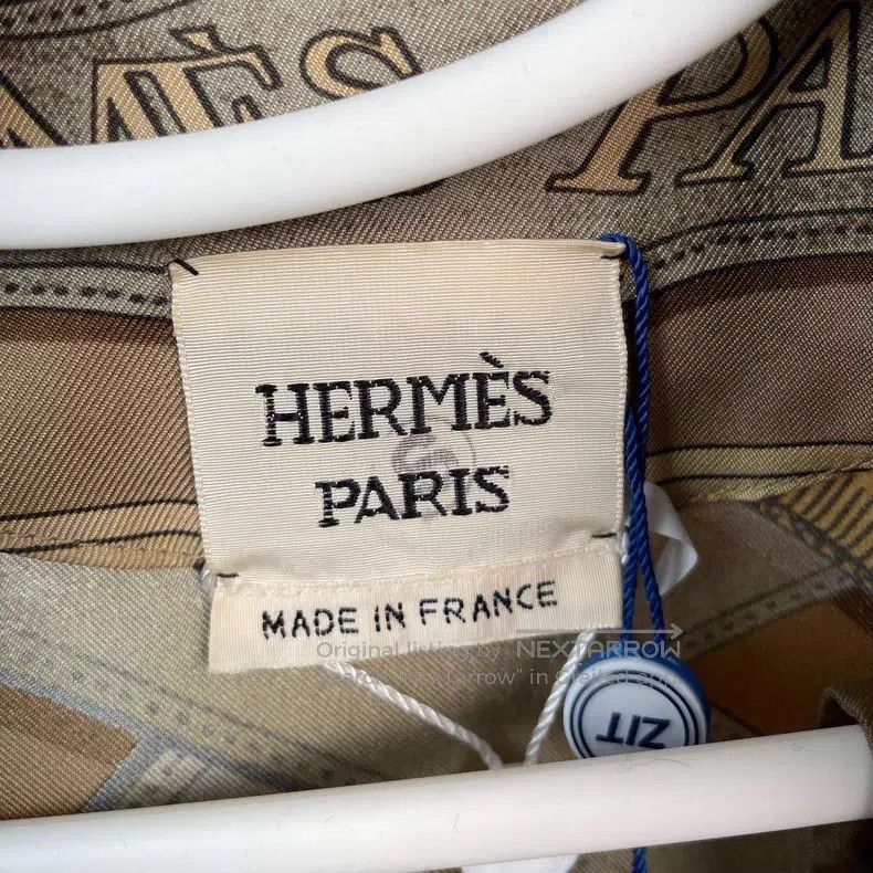 Hermes Hermes Patterned Shirt Size XXS / US 00 / IT 34 - 7 Thumbnail