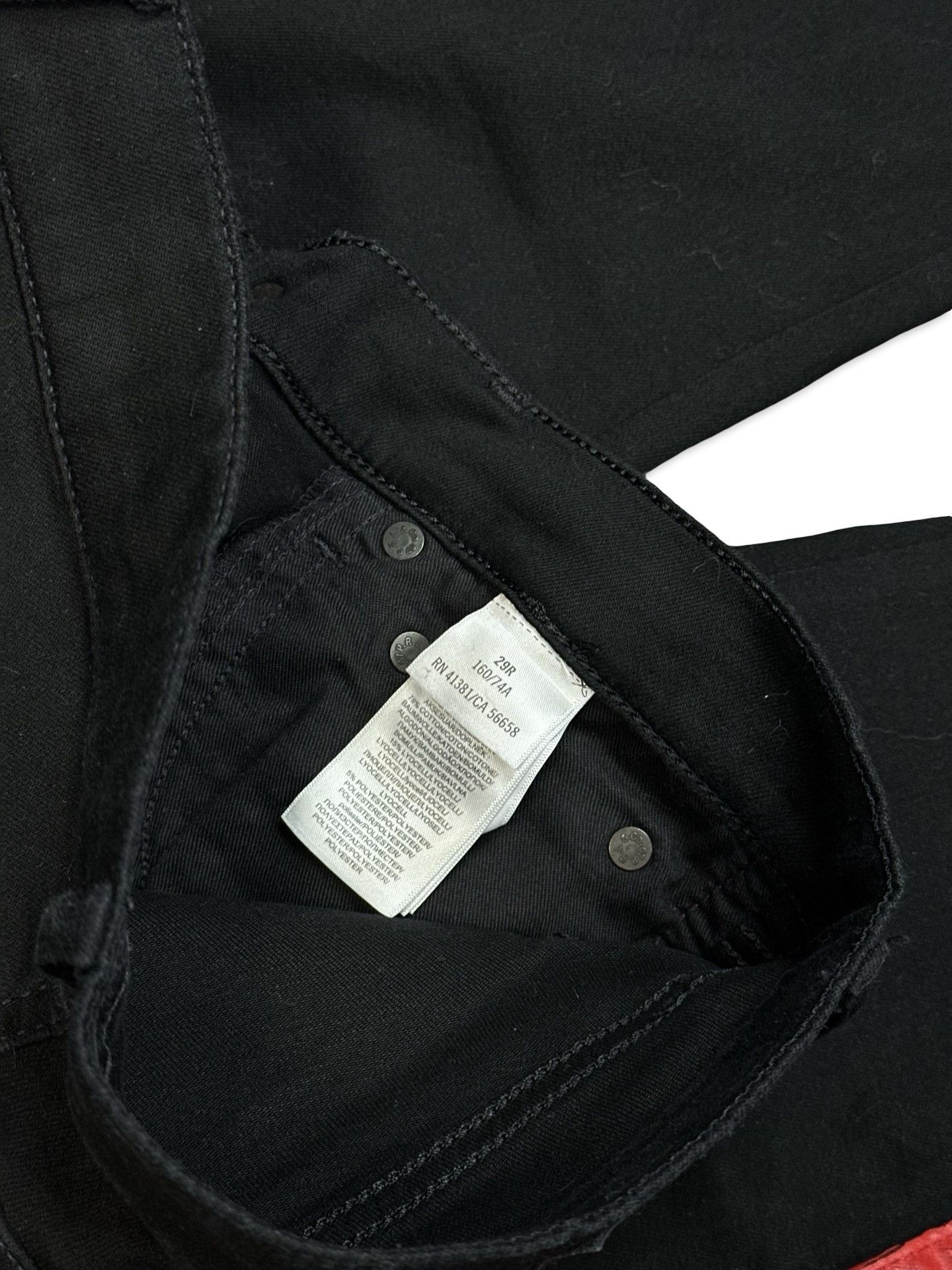 Polo Ralph Lauren Polo Leather Stripes Denim skinny slim vintage jeans Size US 29 - 6 Thumbnail