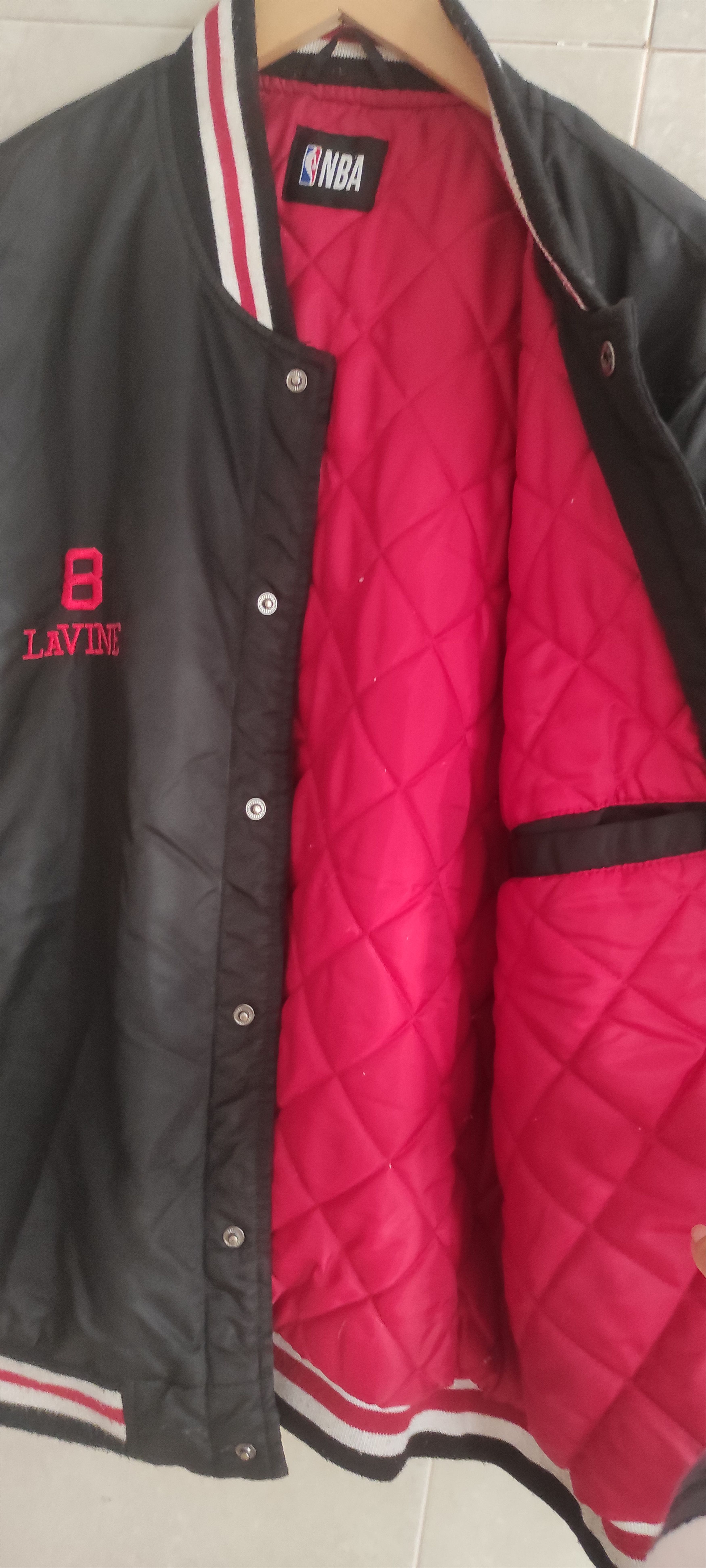 NBA Chicago Bulls NBA Lavine # 8 Primark Bomber Jacket Size XL Size US XL / EU 56 / 4 - 9 Thumbnail