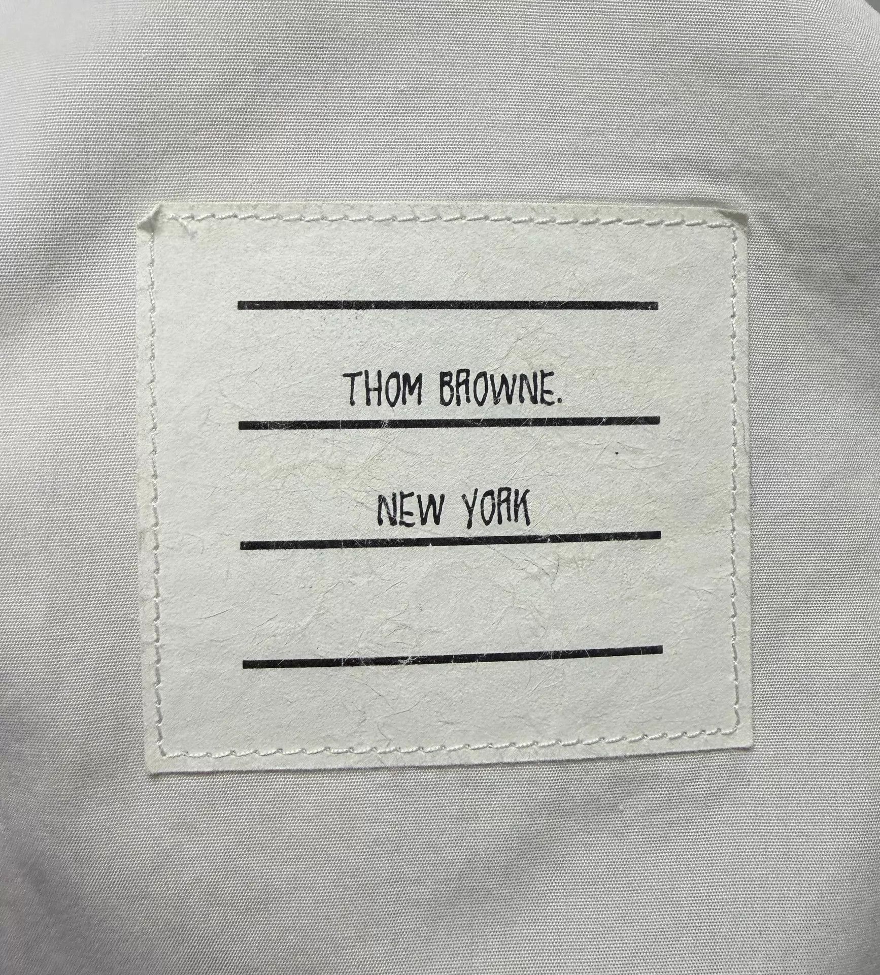 Thom Browne TB Men's Classic Double Sleeve Tab White Poplin Shirt Size 2 Size US M / EU 48-50 / 2 - 4 Thumbnail