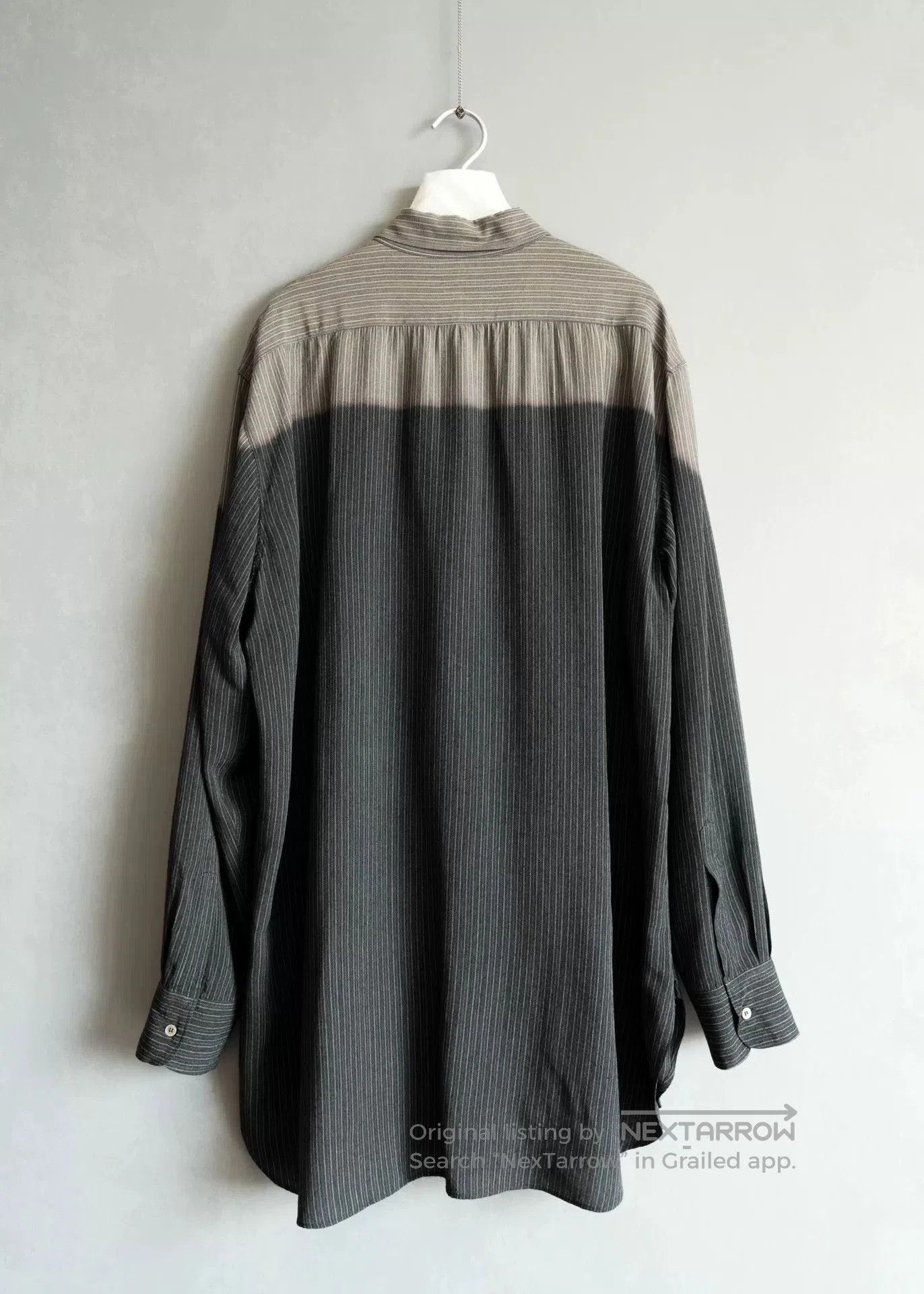 Yohji Yamamoto Yohji Yamamoto 96AW Stripe Faded Shirt. Size US M / EU 48-50 / 2 - 3 Thumbnail