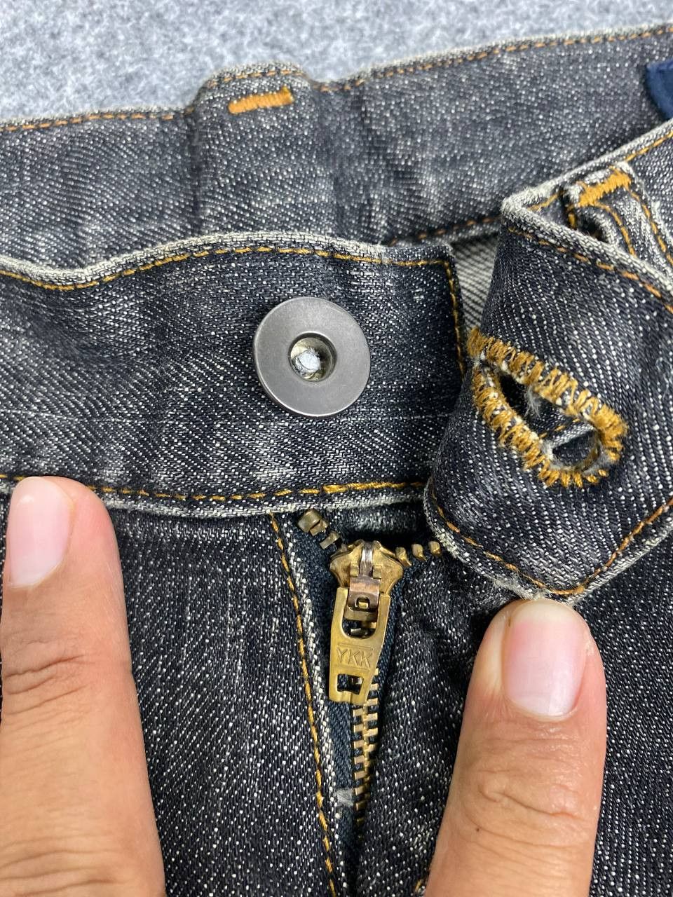 Japanese Brand vintage uniqlo japanese brand bootcut flare denim Size 30" / US 8 / IT 44 - 9 Thumbnail