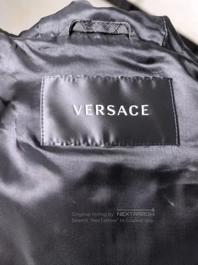Versace Versace Black patchwork full print jacket Size US M / EU 48-50 / 2 - 3 Thumbnail