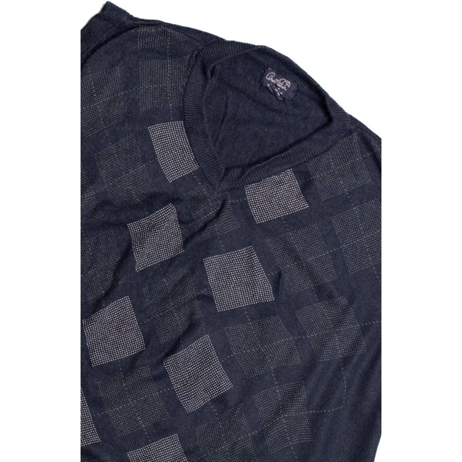 Vintage VINTAGE Arnold Palmer Dark Blue Argyle Vest Medium Knit Sweater 557 Mens Size US M / EU 48-50 / 2 - 2 Thumbnail