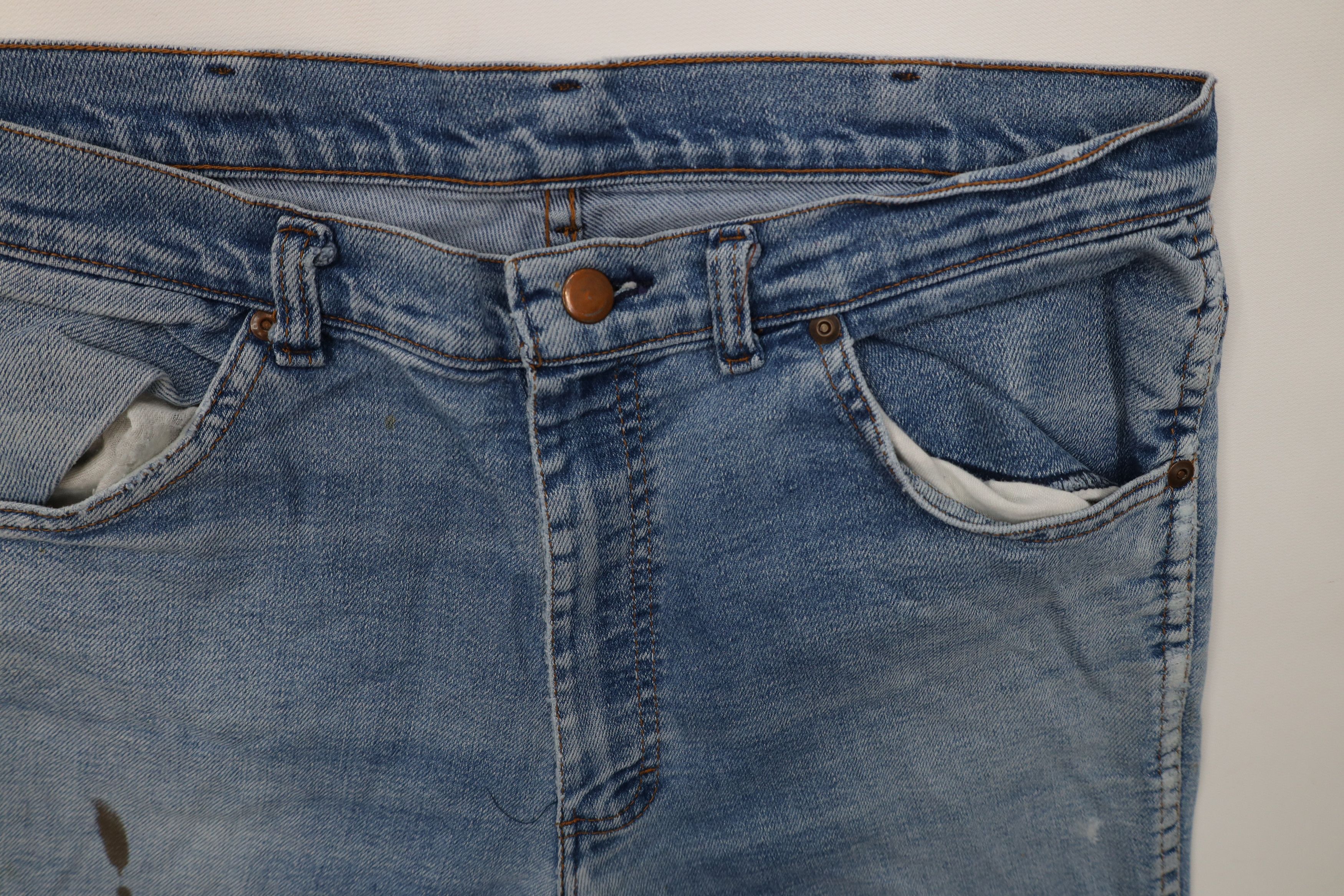 Vintage Vintage 70s Streetwear Flared Wide Leg Denim Jeans USA Size US 32 / EU 48 - 8 Thumbnail