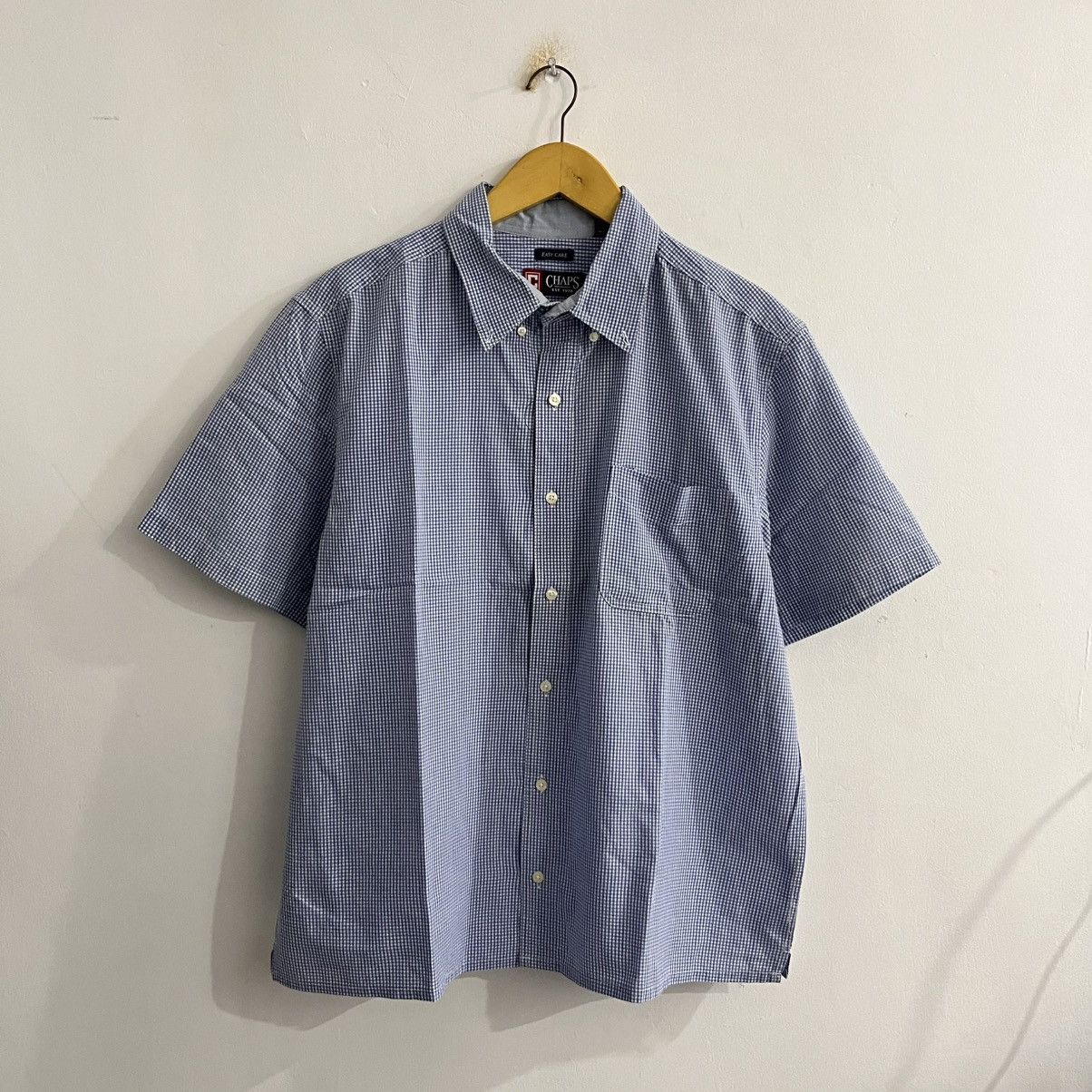 Japanese Brand Chaps Short Sleeve Button Up Size US XL / EU 56 / 4 - 1 Thumbnail