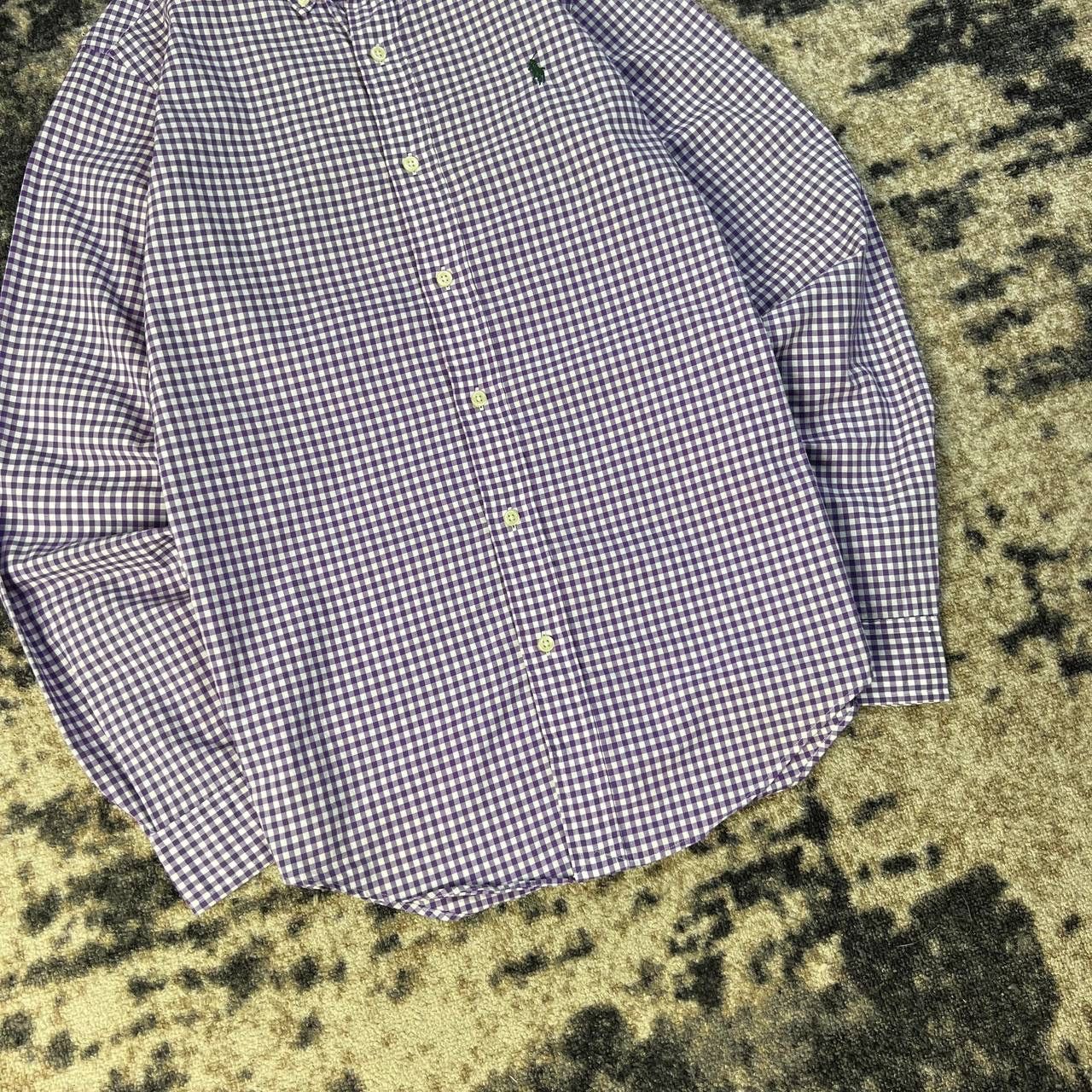 Polo Ralph Lauren Polo Ralph Lauren Luxury Mini Logo Checkered Button Up Shirt Size US XS / EU 42 / 0 - 3 Thumbnail