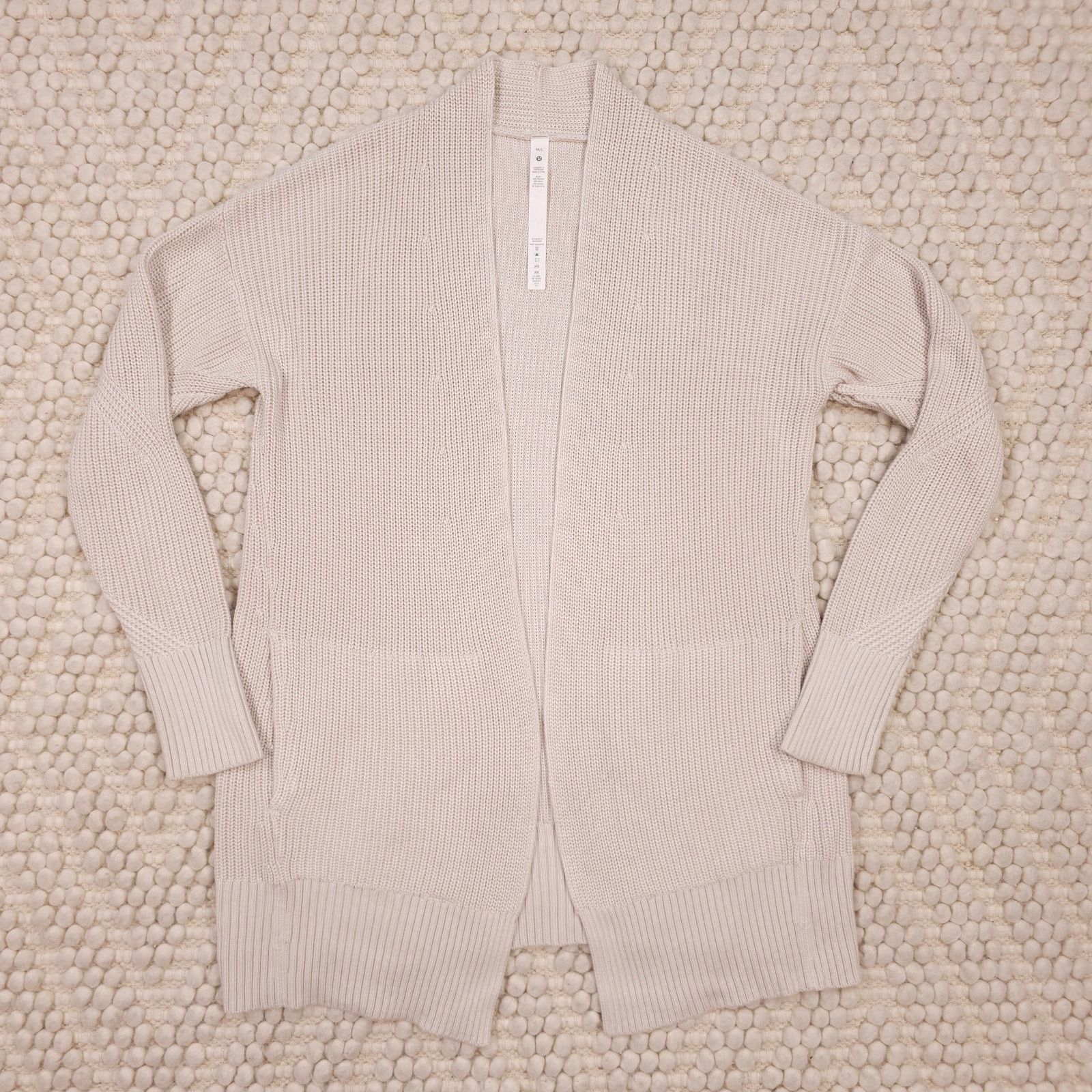 Lululemon Lululemon Cashlu Sweater Wrap White Opal Sz Medium/Large Size M / US 6-8 / IT 42-44 - 5 Thumbnail