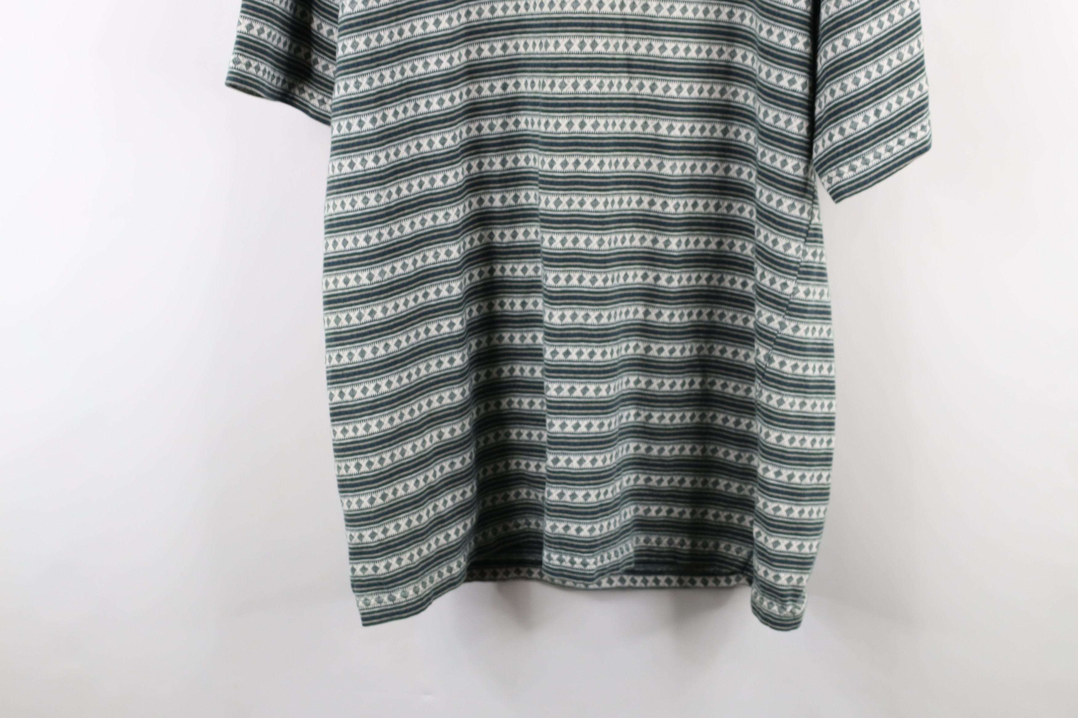 Vintage Vintage 90s Streetwear Knit Short Sleeve Henley T-Shirt Size US L / EU 52-54 / 3 - 11 Thumbnail