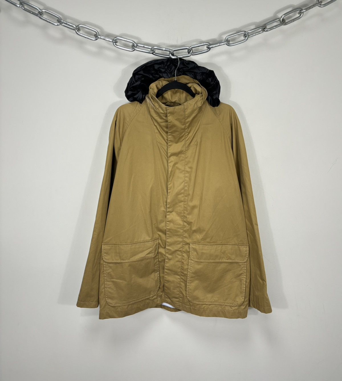 Trussardi Trussardi Men’s Italian Luxury Full Zip Hooded Jacket Coat Size US XL / EU 56 / 4 - 1 Thumbnail
