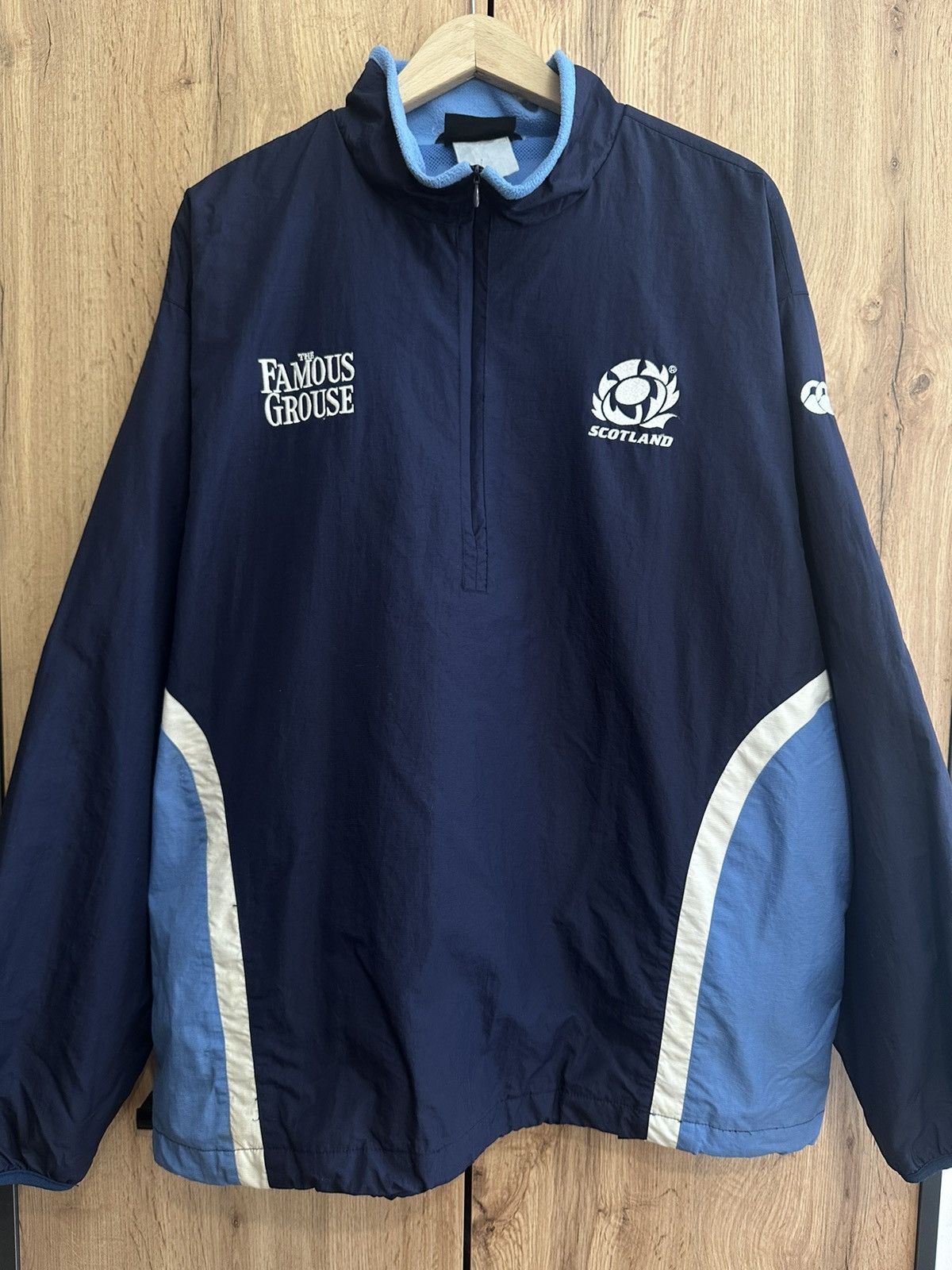 Canterbury of New Zealand × Vintage Vintage Scotland The Famous Grouse Canterbury Jacket 1/4 zip Size US XL / EU 56 / 4 - 1 Thumbnail