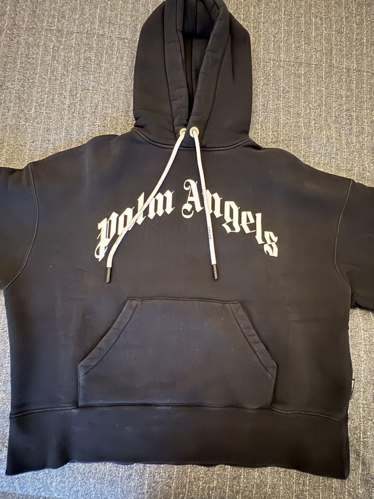 Palm Angels Palm Angels Curved Logo Hoodie Size XS Excellent Condition Size US XS / EU 42 / 0 - 3 Thumbnail