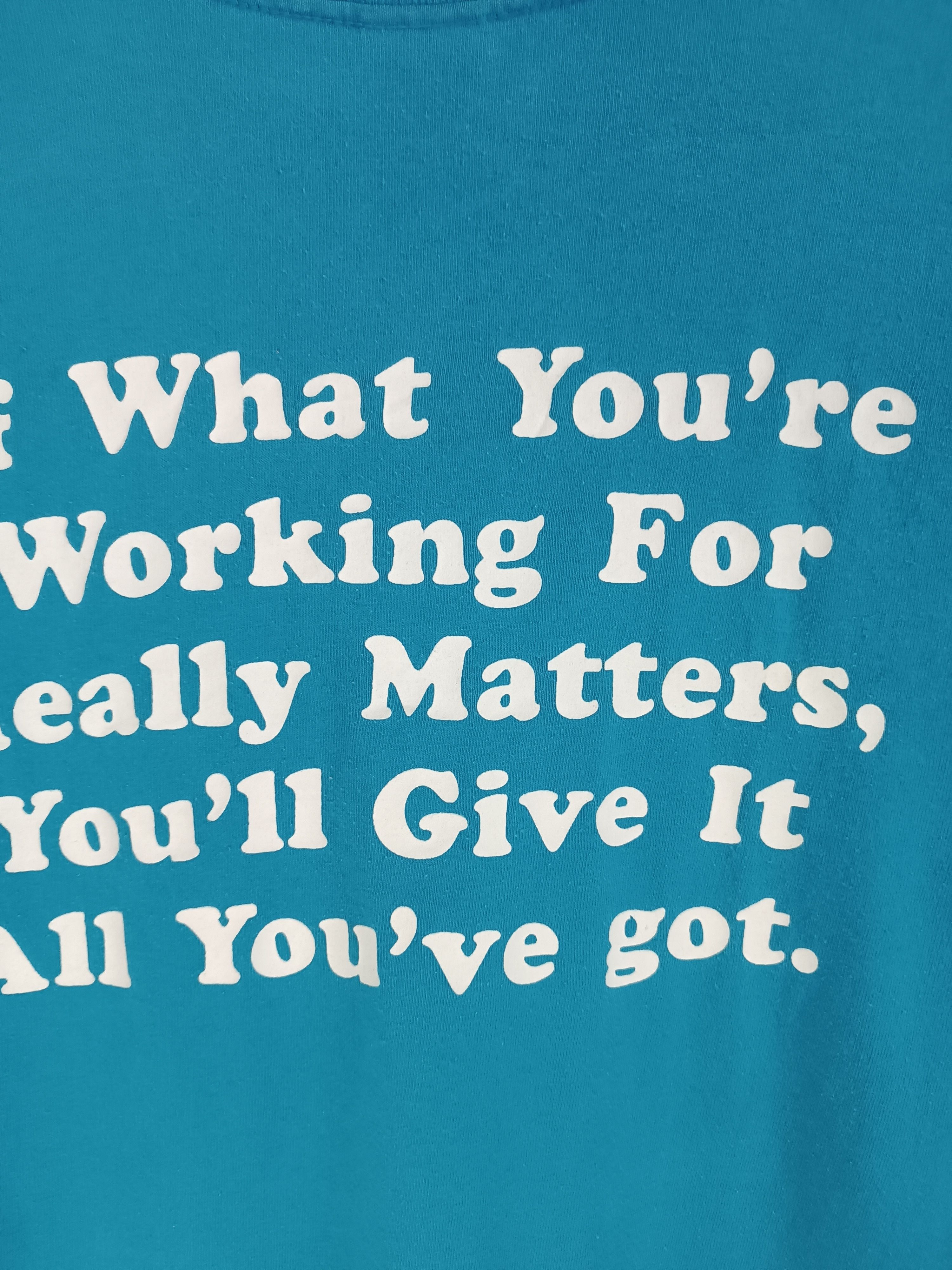 Vintage VINTAGE 2000s EASTSIDE FOOTBALL SOCCER TEE WISDOM POEM QUOTE Size US S / EU 44-46 / 1 - 15 Thumbnail