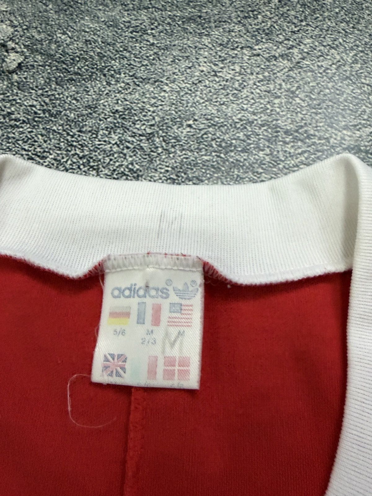 Adidas RARE Adidas Ventex France TSV Tirol Sport Shirt 80s M Red Size US M / EU 48-50 / 2 - 3 Thumbnail