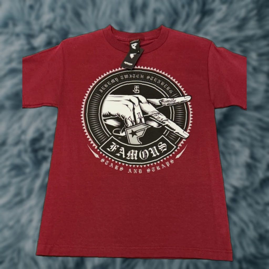 Barker VINTAGE Famous Stars & Straps Shirt S Red Music Punk Grunge Y2K Travis Barker Jeremy Twitch Men Size US S / EU 44-46 / 1 - 1 Thumbnail