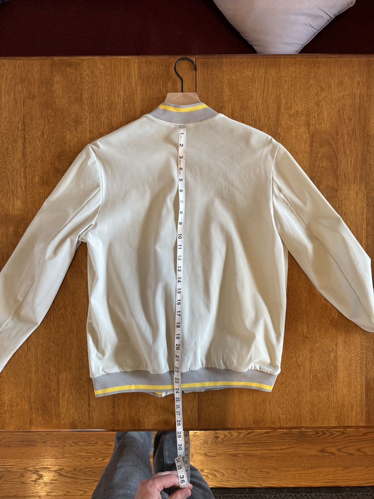 Jil Sander Jil Sander Gray & Yellow Lightweight Bomber Size US S / EU 44-46 / 1 - 13 Thumbnail