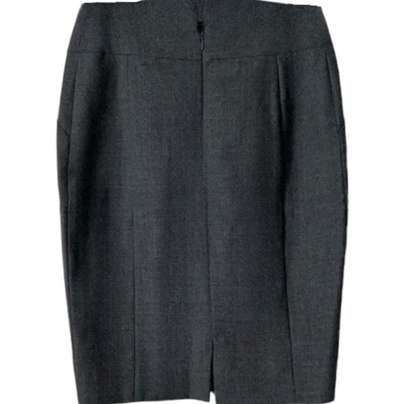 Chanel Chanel Vintage Gray Knee-Length Skirt, Small SRP: $1200 Size 28" / US 6 / IT 42 - 3 Thumbnail