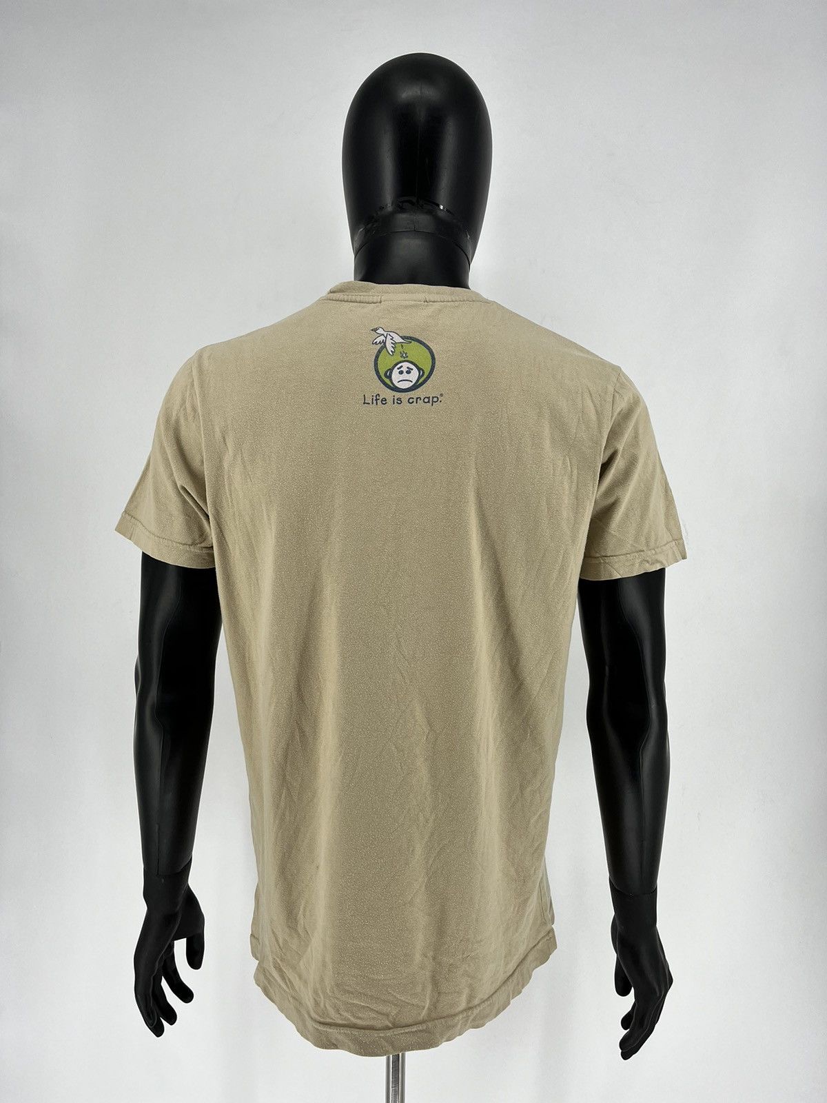 Vintage LIFE IS CRAP "DR. Ben Dover - Proctologist" Brown M T-shirt Size US M / EU 48-50 / 2 - 9 Thumbnail
