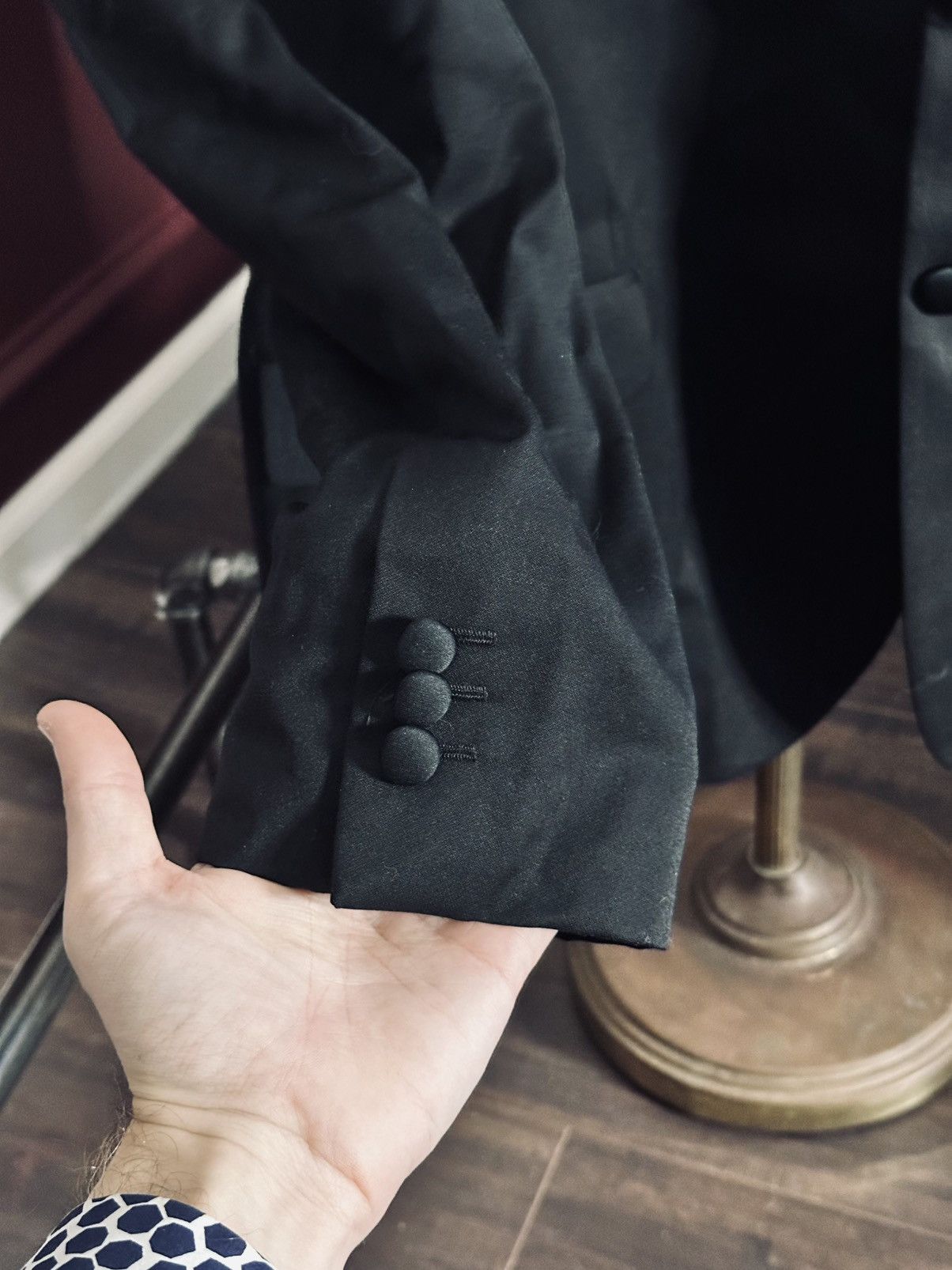 Lubiam 2pc tuxedo virgin wool Italian suit - jacket & pants Size 46R - 7 Thumbnail