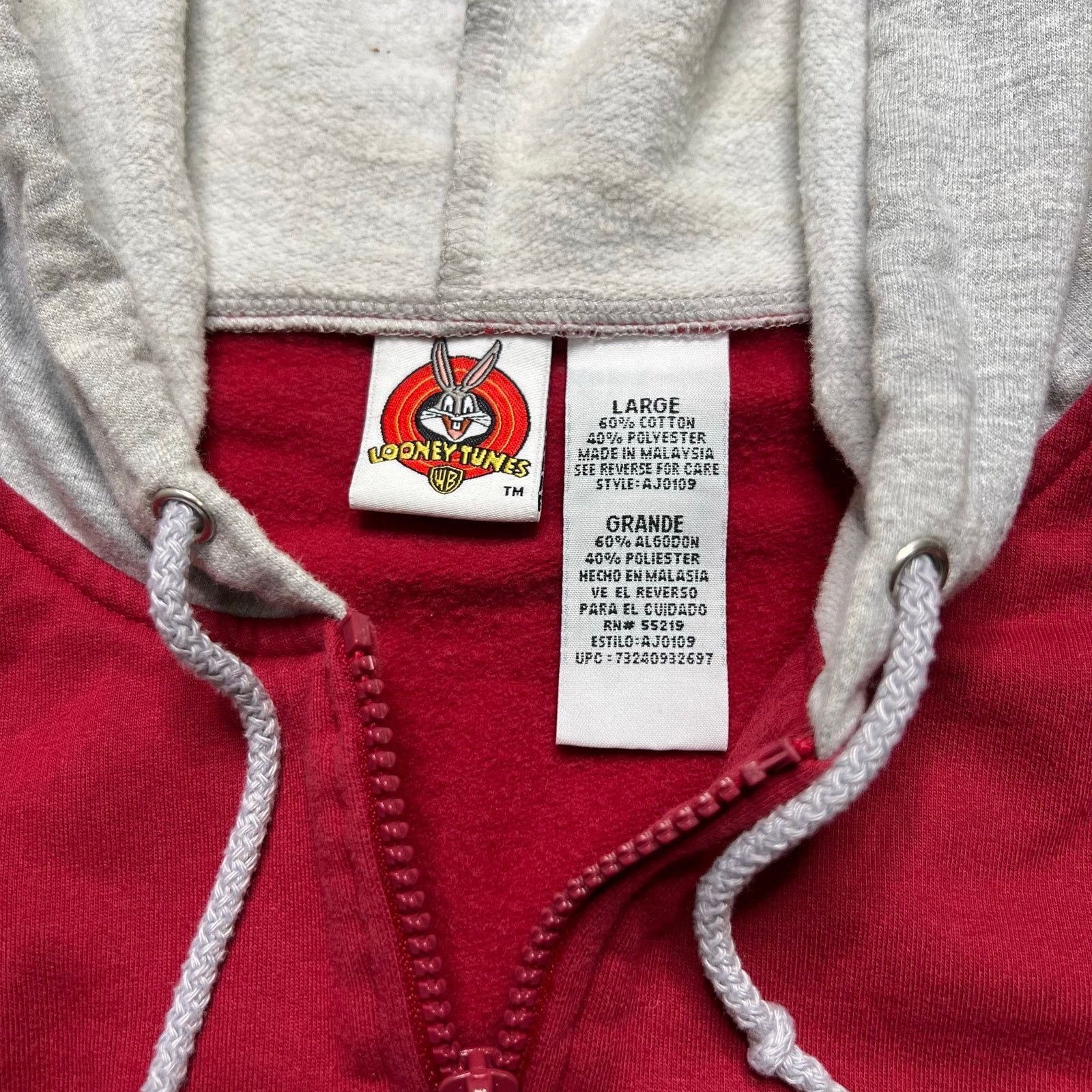 Vintage Vintage Looney Tunes T Sporty Tweety Bird Hoodie Large Y2K Size US L / EU 52-54 / 3 - 3 Thumbnail
