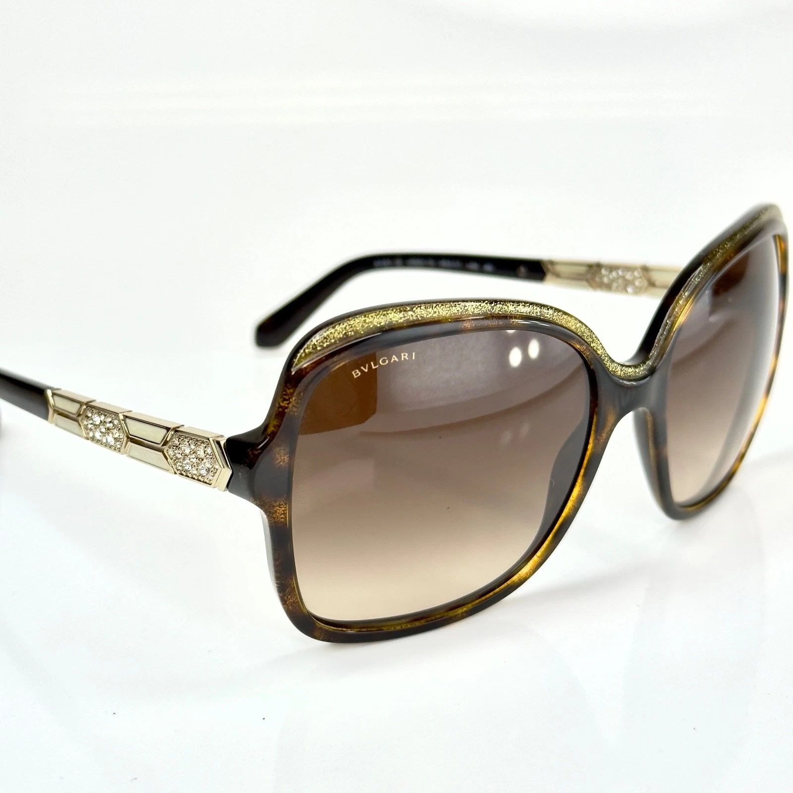 Bvlgari BULGARI BV8181B 8181 Serpenti Brown Havana Sunglasses Size ONE SIZE - 2 Thumbnail