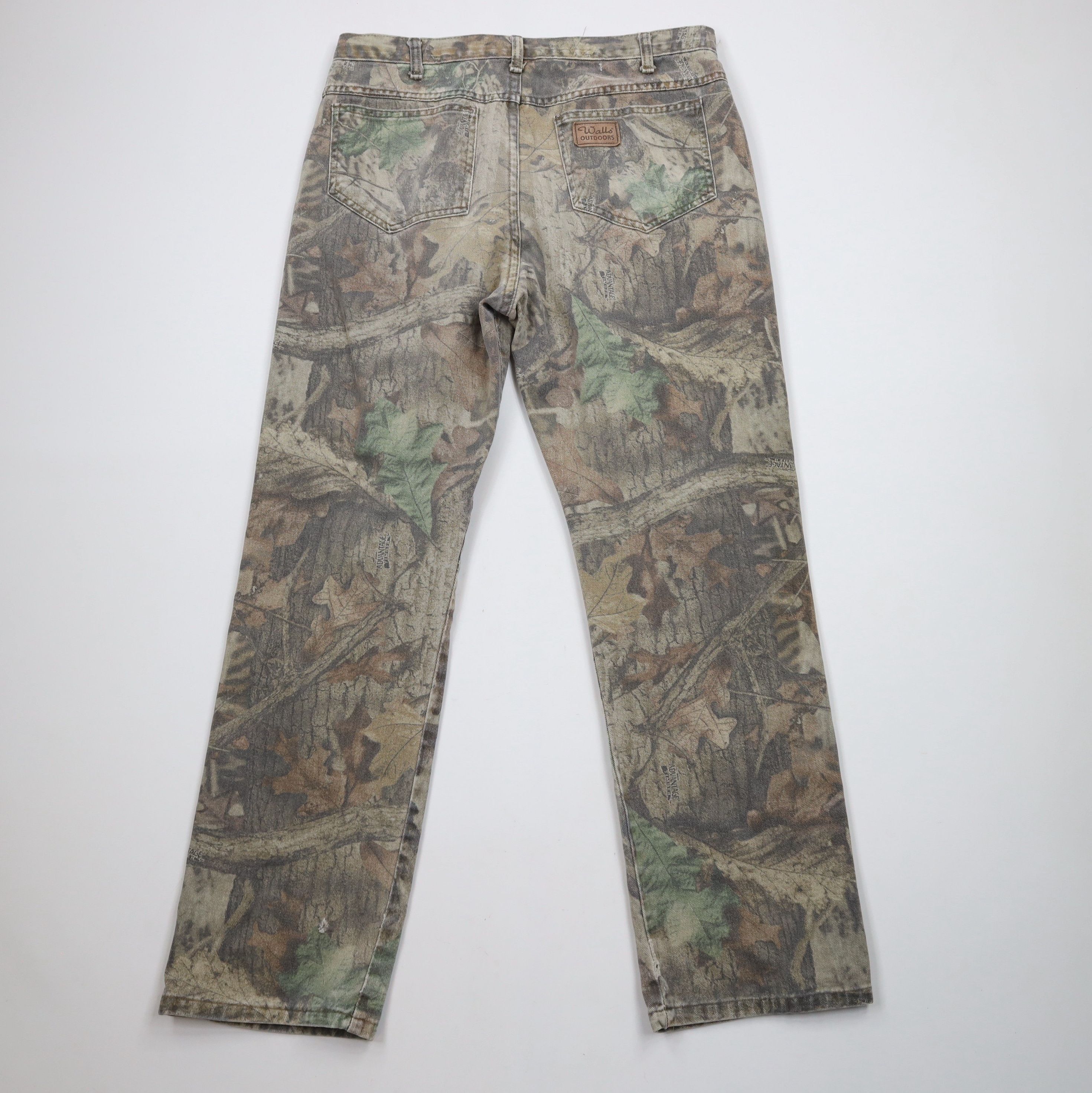 Vintage × Walls Vintage 90s Walls Advantage Timber Camouflage Denim Jeans Size US 34 / EU 50 - 10 Thumbnail