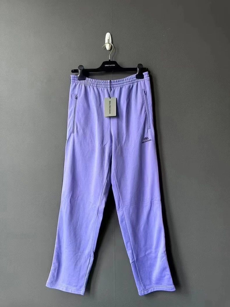 Balenciaga Balenciaga Purple Lock Trousers 2503-Nextarrow Size US 36 / EU 52 - 1 Thumbnail