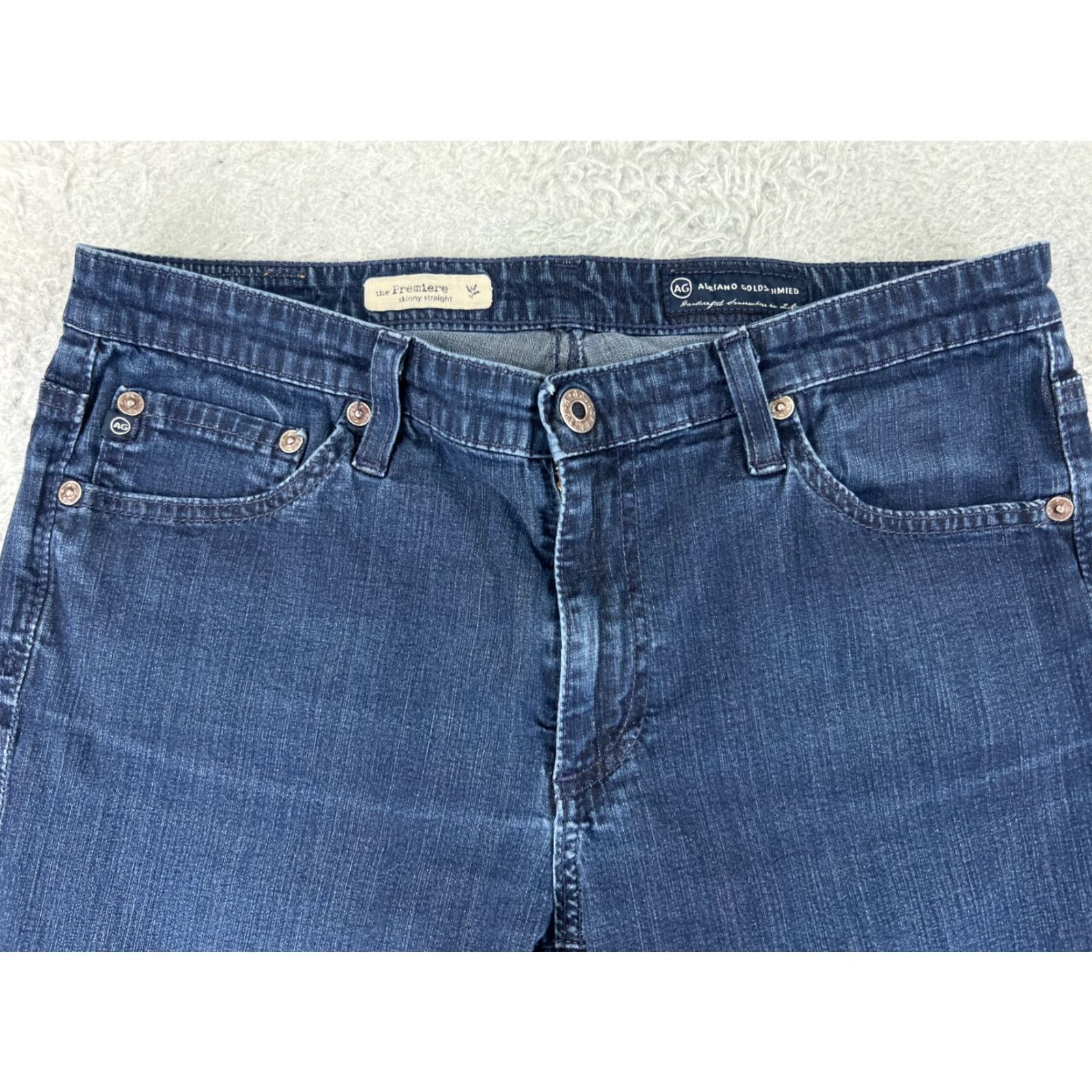 Denime AG Adriano Goldschmied Jeans Womens 30 Denim Blue 5-Pocket Size 30" / US 8 / IT 44 - 4 Thumbnail