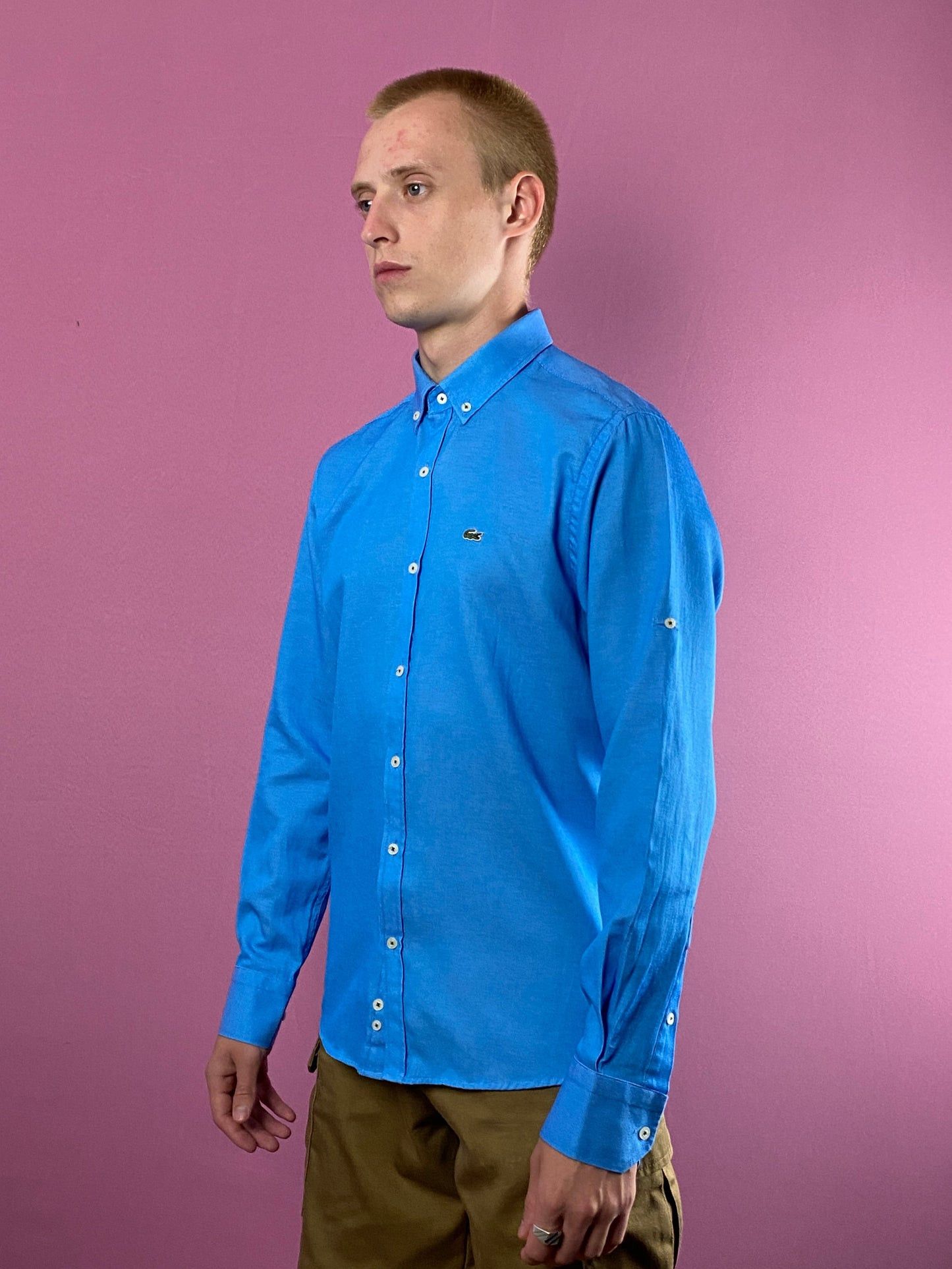 Lacoste × Vintage Lacoste Vintage Men's Slim Fit Shirt - S Size US S / EU 44-46 / 1 - 1 Thumbnail