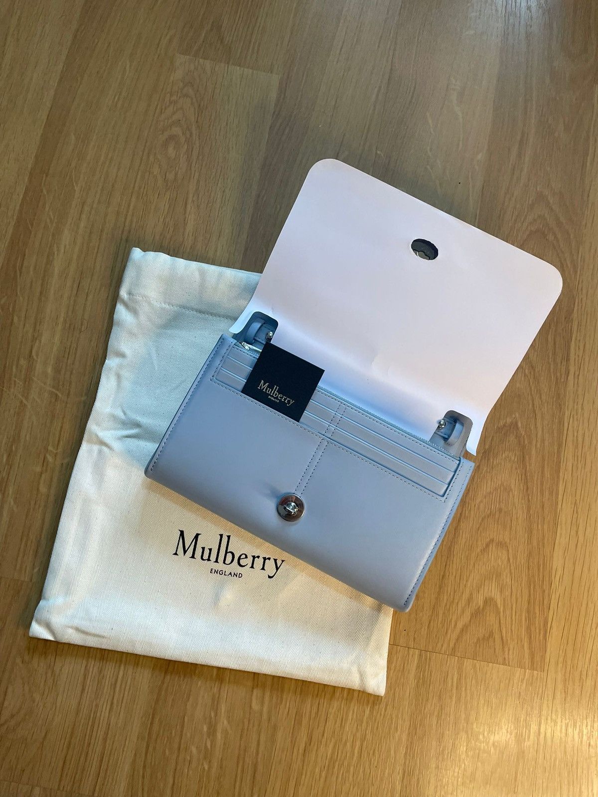 Mulberry Mulberry Lana Crossbody Poplin Blue Bag Size ONE SIZE - 9 Thumbnail