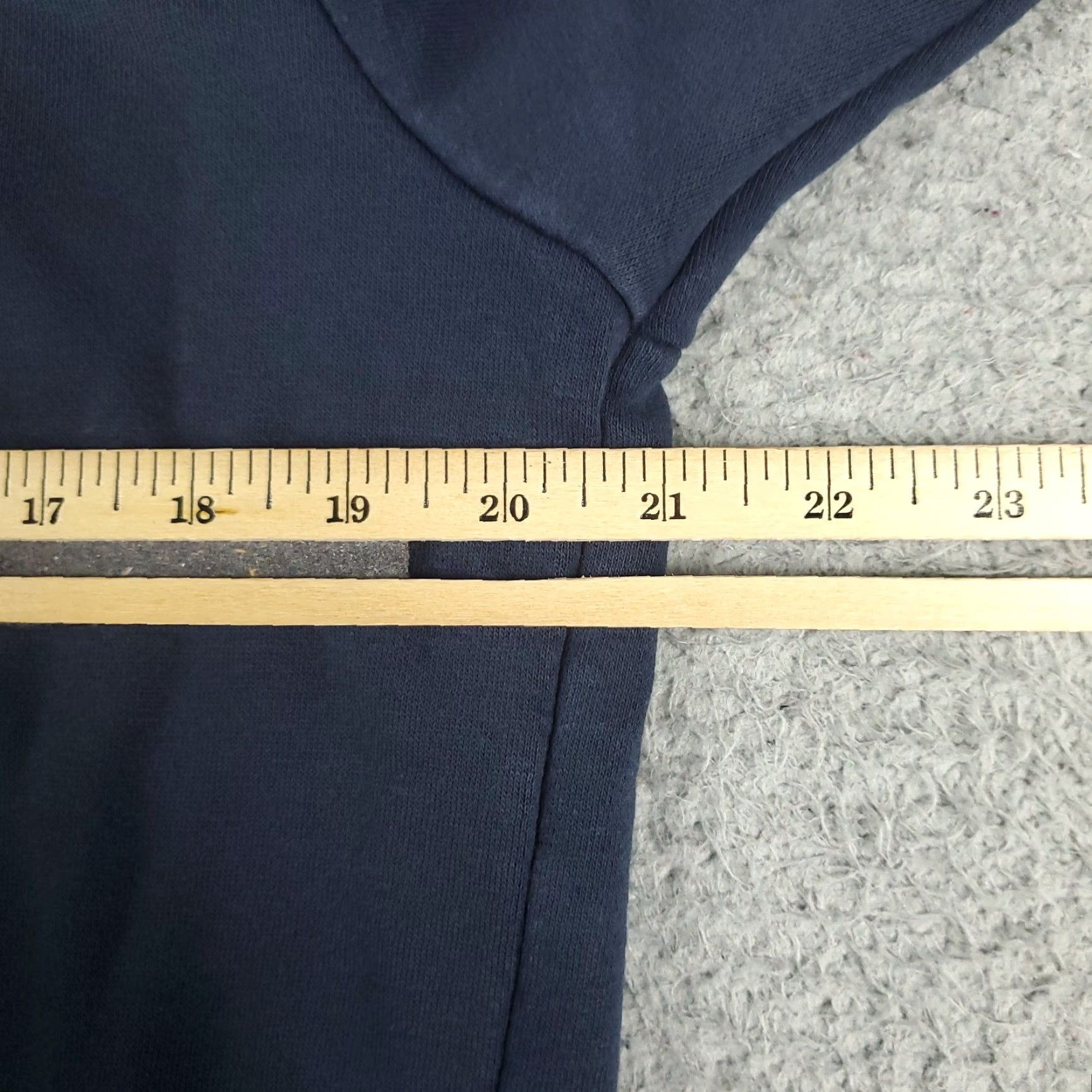 Adidas adidas Mens Hoodie Pullover Sweatshirt Blue Knit Cotton Blend Polyester Logo Mock Neck Long Sleeve Regular Size M Size US M / EU 48-50 / 2 - 7 Thumbnail