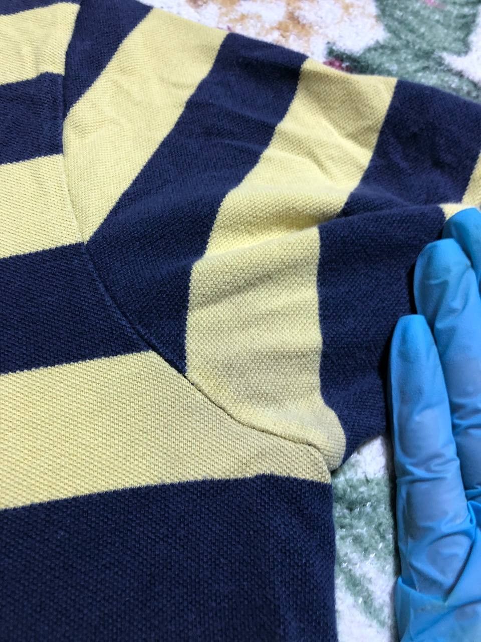 Polo Ralph Lauren Ralph Lauren Polo Shirt Yellow/Navy Striped Short sleeve Size US L / EU 52-54 / 3 - 12 Thumbnail