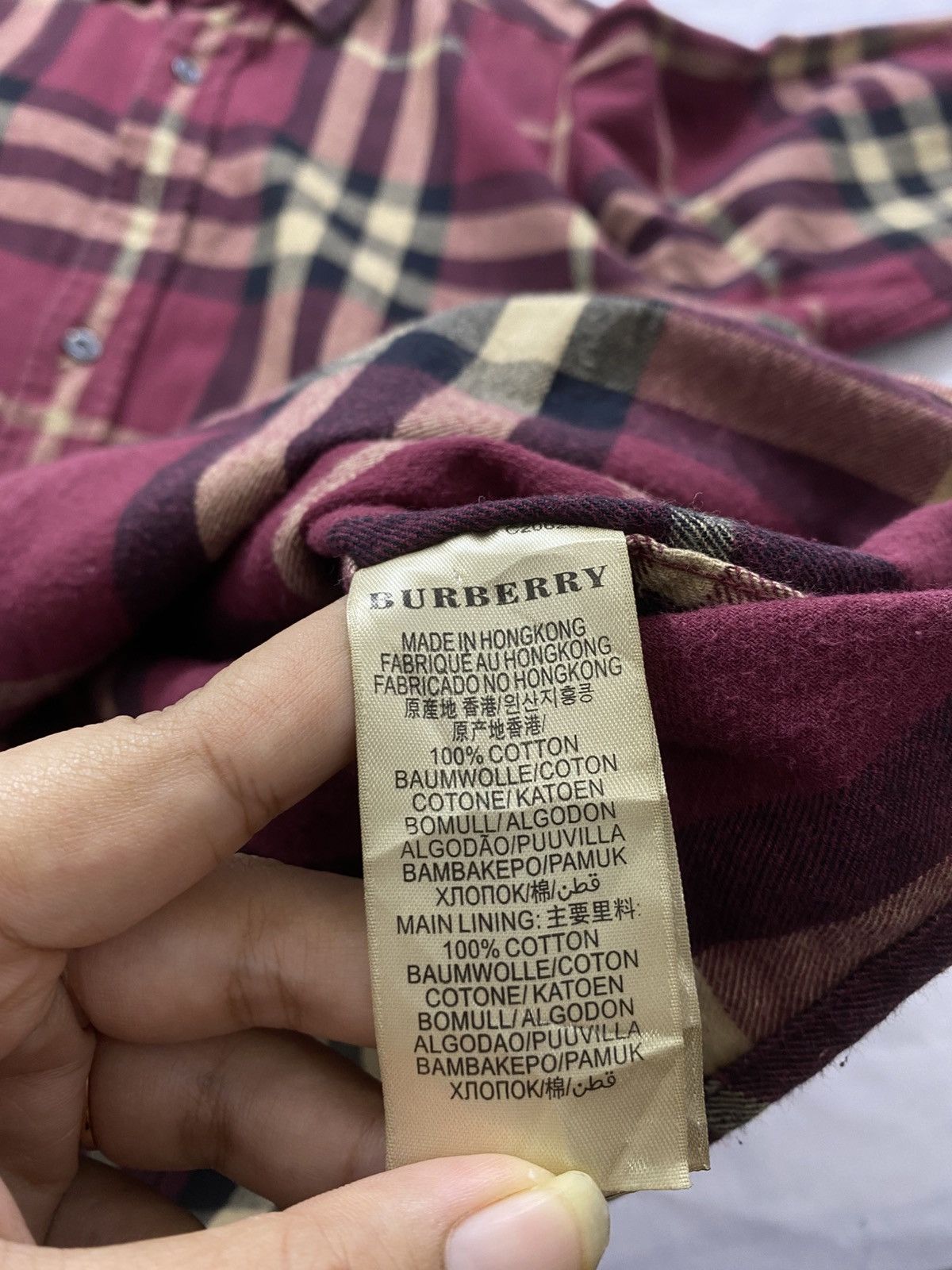 Burberry Prorsum Vintage Burberry Flannel Button shirt Size US L / EU 52-54 / 3 - 6 Thumbnail