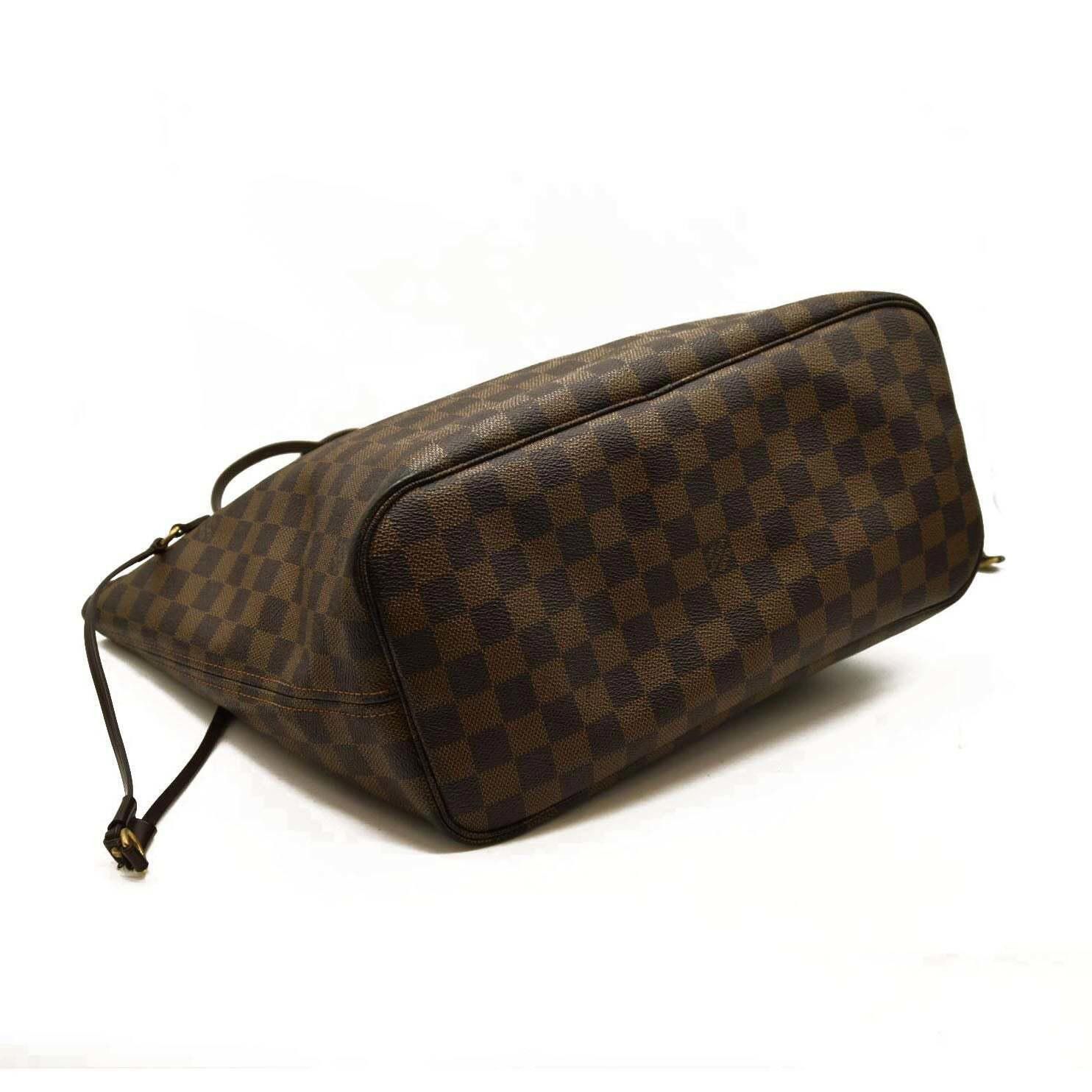 Louis Vuitton Louis Vuitton Damier Ebene Neverfull MM AR3096 Size ONE SIZE - 4 Thumbnail