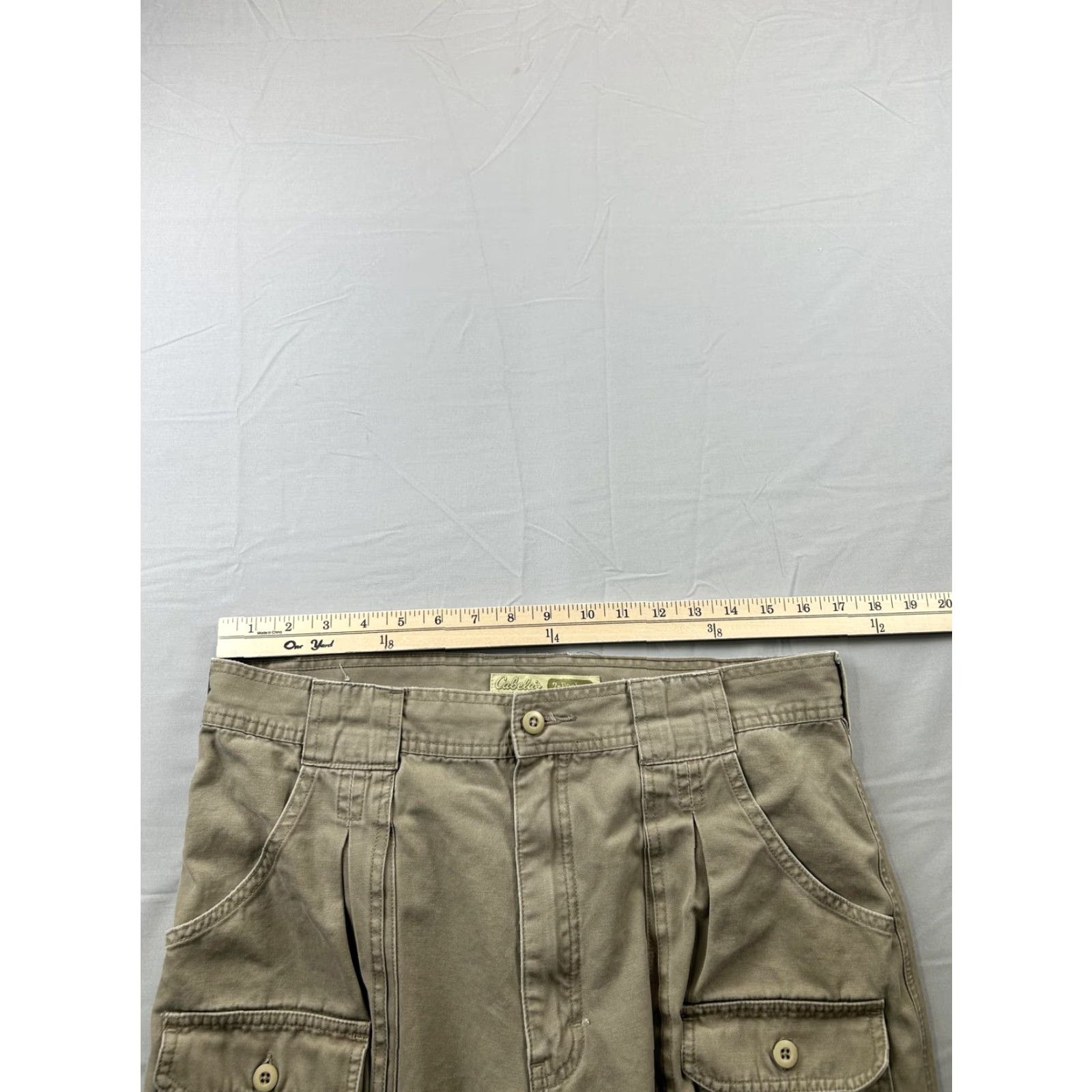 Vintage Cabela's 7-Pocket Hiker Cargo Pants Mens 34X33 Beige Utility Hiking Outdoor Pants MENS Cargo Pocket Casual Workwear Beige 7-Pocket Hiker Mens 34x33 Size US 34 / EU 50 - 5 Thumbnail