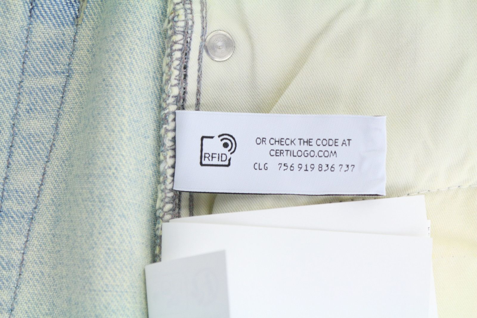 Ambush Design CARGO W32 Light Blue Faded Distress Jeans 86796 Size US 32 / EU 48 - 12 Thumbnail