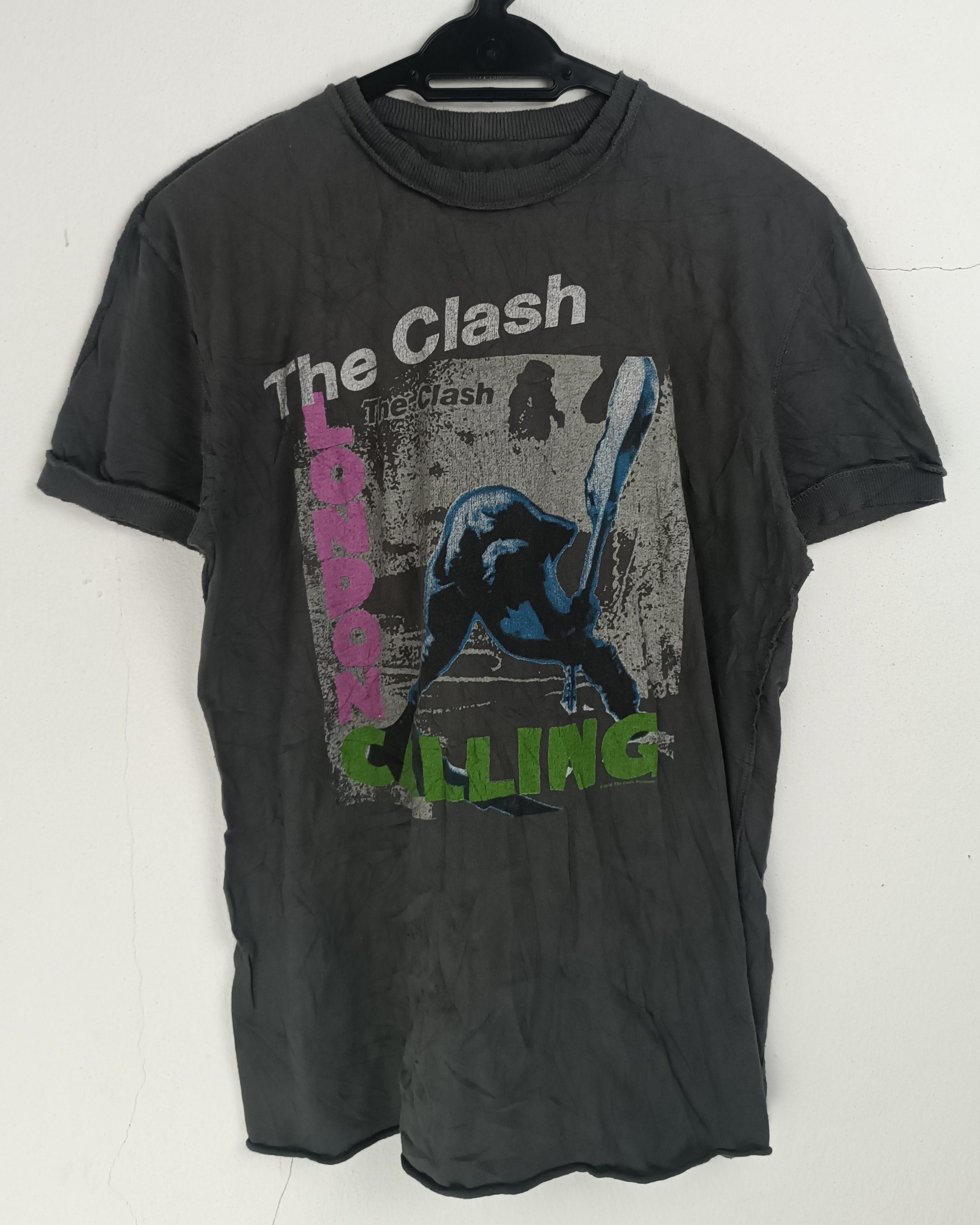 Band Tees VINTAGE THE CLASH LONDON CALLING PUNK pistols ramones Size US M / EU 48-50 / 2 - 3 Thumbnail