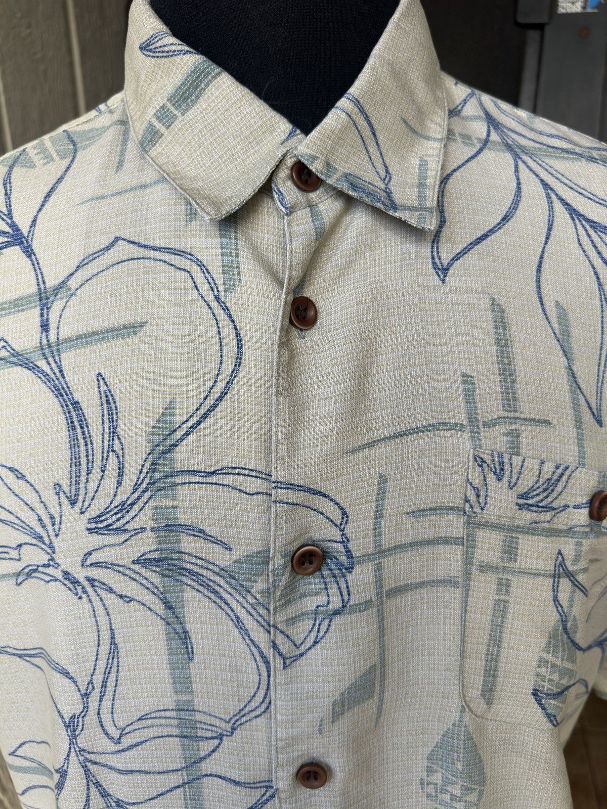 Quiksilver Quiksilver Waterman Tailored Fit Beige Hawaiian Men's L Size US L / EU 52-54 / 3 - 3 Thumbnail