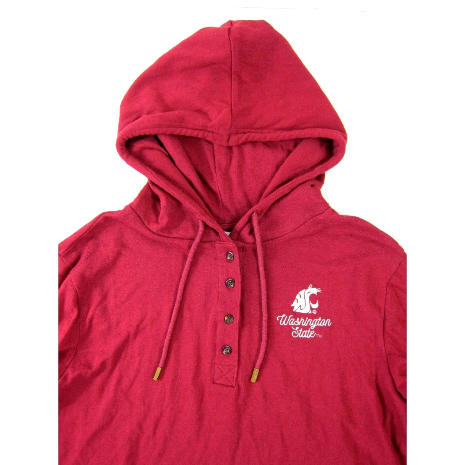 Champion Champion Hoodie Women XL Red WSU Washington State University Cougars Sweatshirt Clothing University Shirt" Size XL / US 12-14 / IT 48-50 - 4 Thumbnail