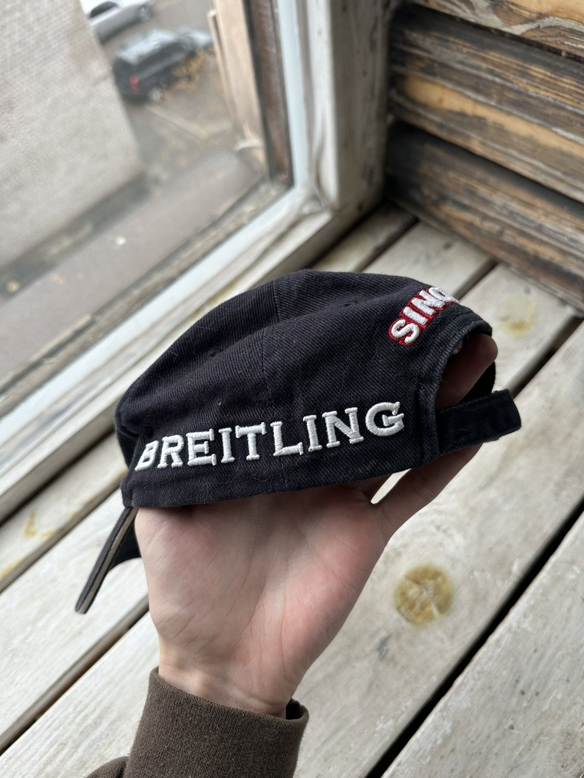 Breitling × Vintage 🚨Vintage Breitling Cap Hat Rolex Cartier Racing Omega Size ONE SIZE - 6 Thumbnail