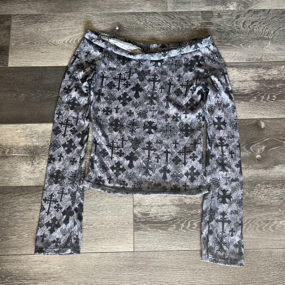 Vintage Omighty Goth Girl Cross Set Longsleve Top Shirt Size S / US 4 / IT 40 - 1 Thumbnail