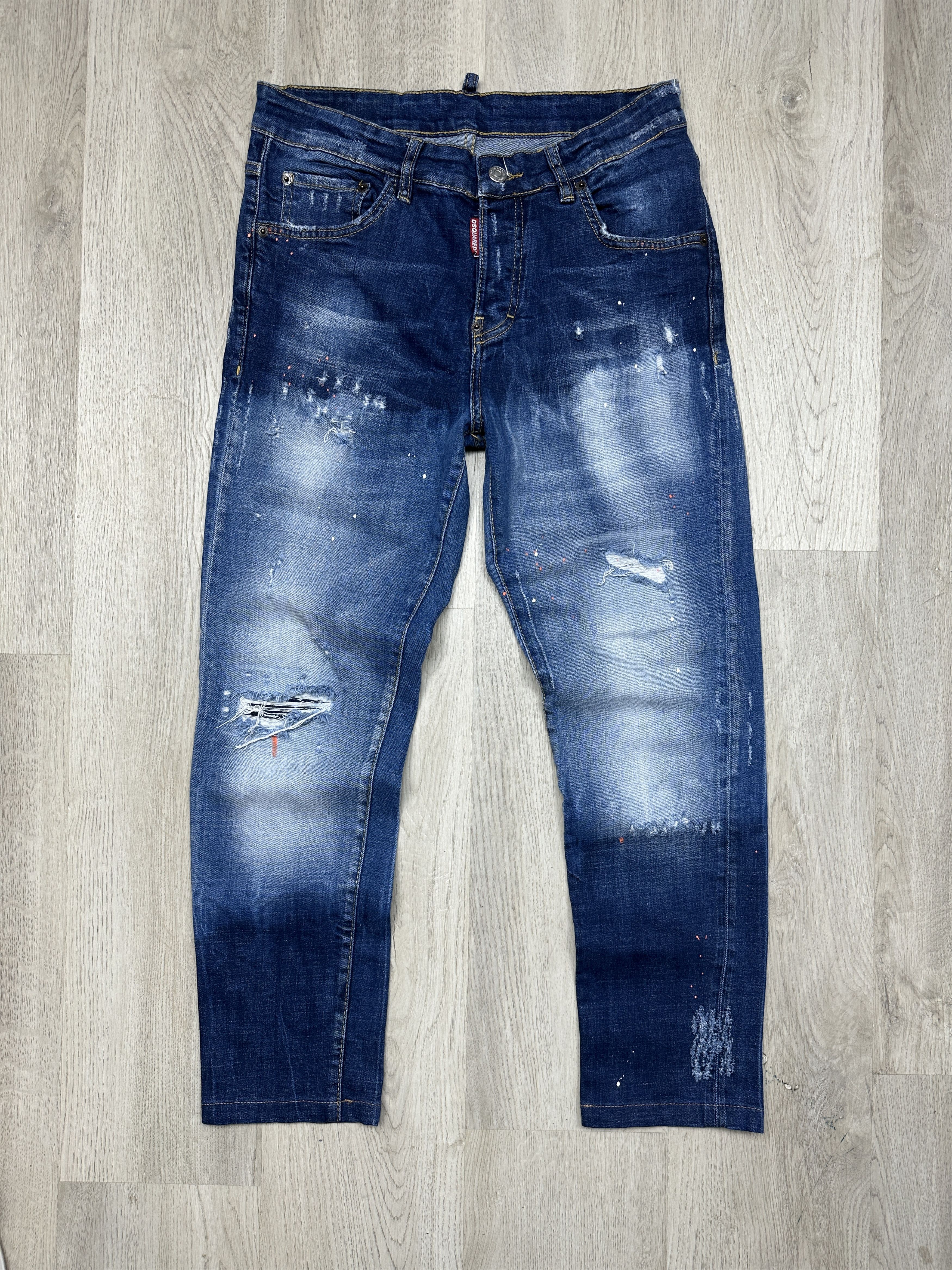 Dsquared2 Dsquared 2 Distressed Denim Pants Jeans Size US 28 / EU 44 - 1 Thumbnail