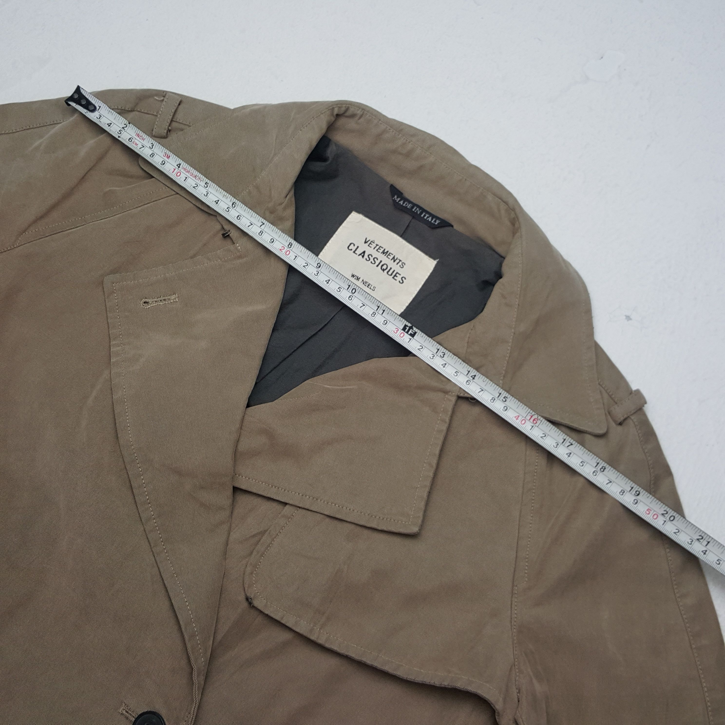 Vetements × Vintage Vintage Vetements Classiques Trench Coat Jacket Size XS / US 0-2 / IT 36-38 - 6 Thumbnail