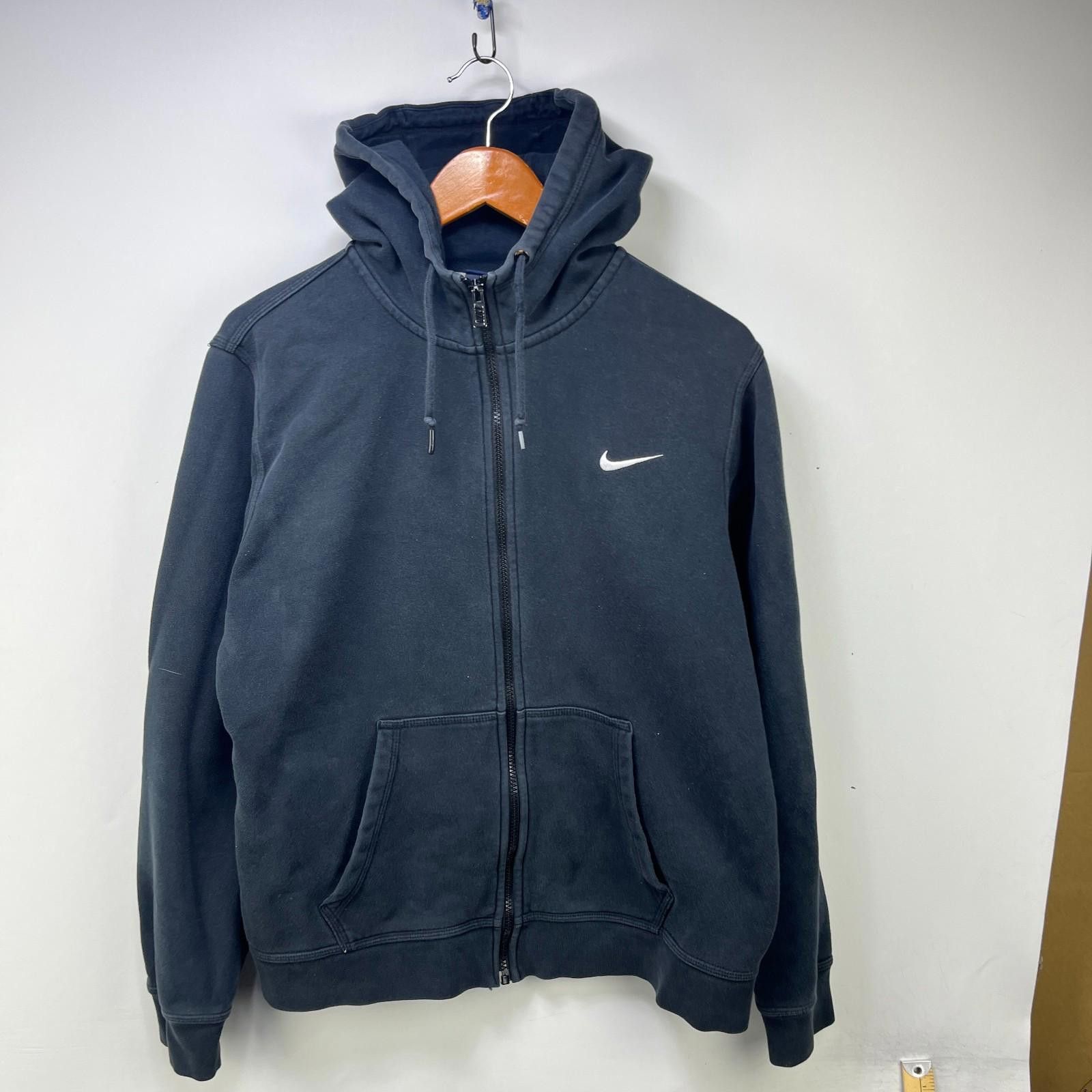 Nike Vintage Nike Zip Up Black Hoodie Large Size US L / EU 52-54 / 3 - 1 Thumbnail