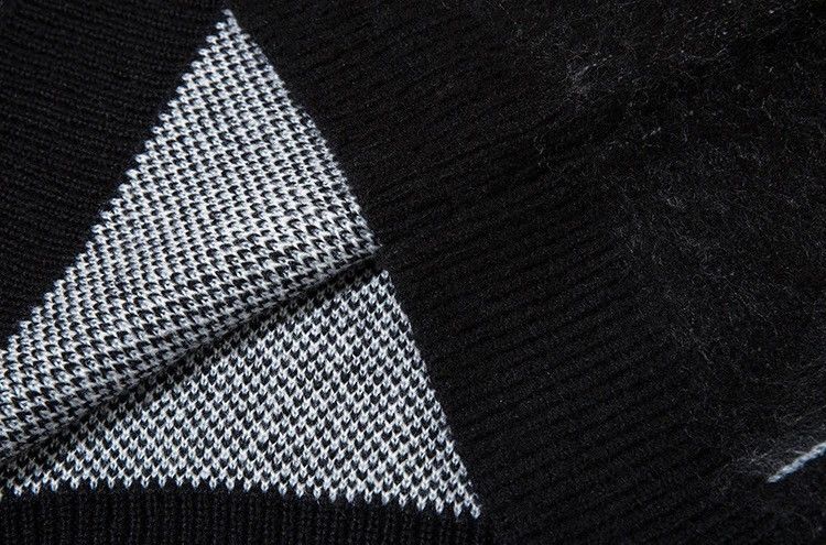 Men's Star Moon Graphic Knitted Sweater