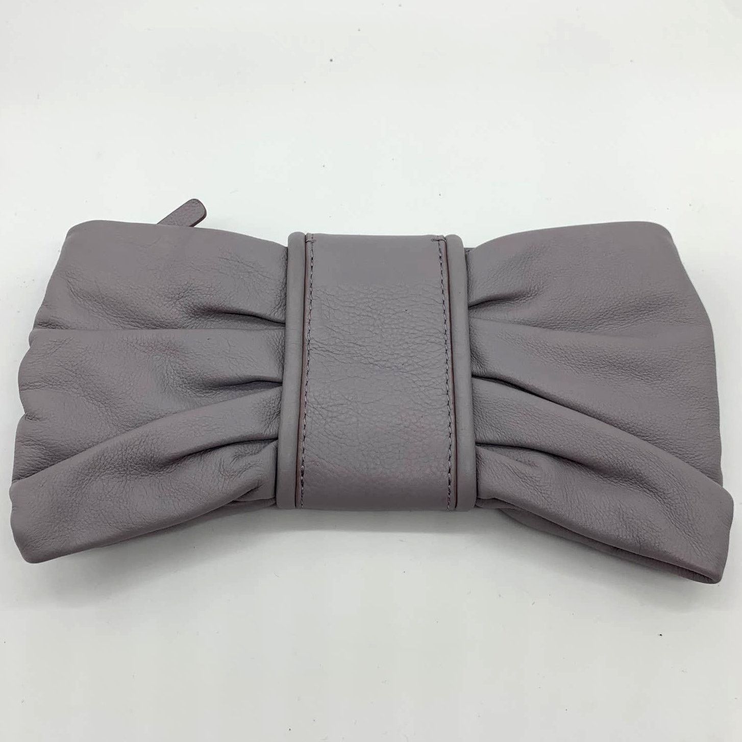 Banana Republic Banana Republic Bow Clutch Womens Small Bag Gray Size ONE SIZE - 2 Thumbnail