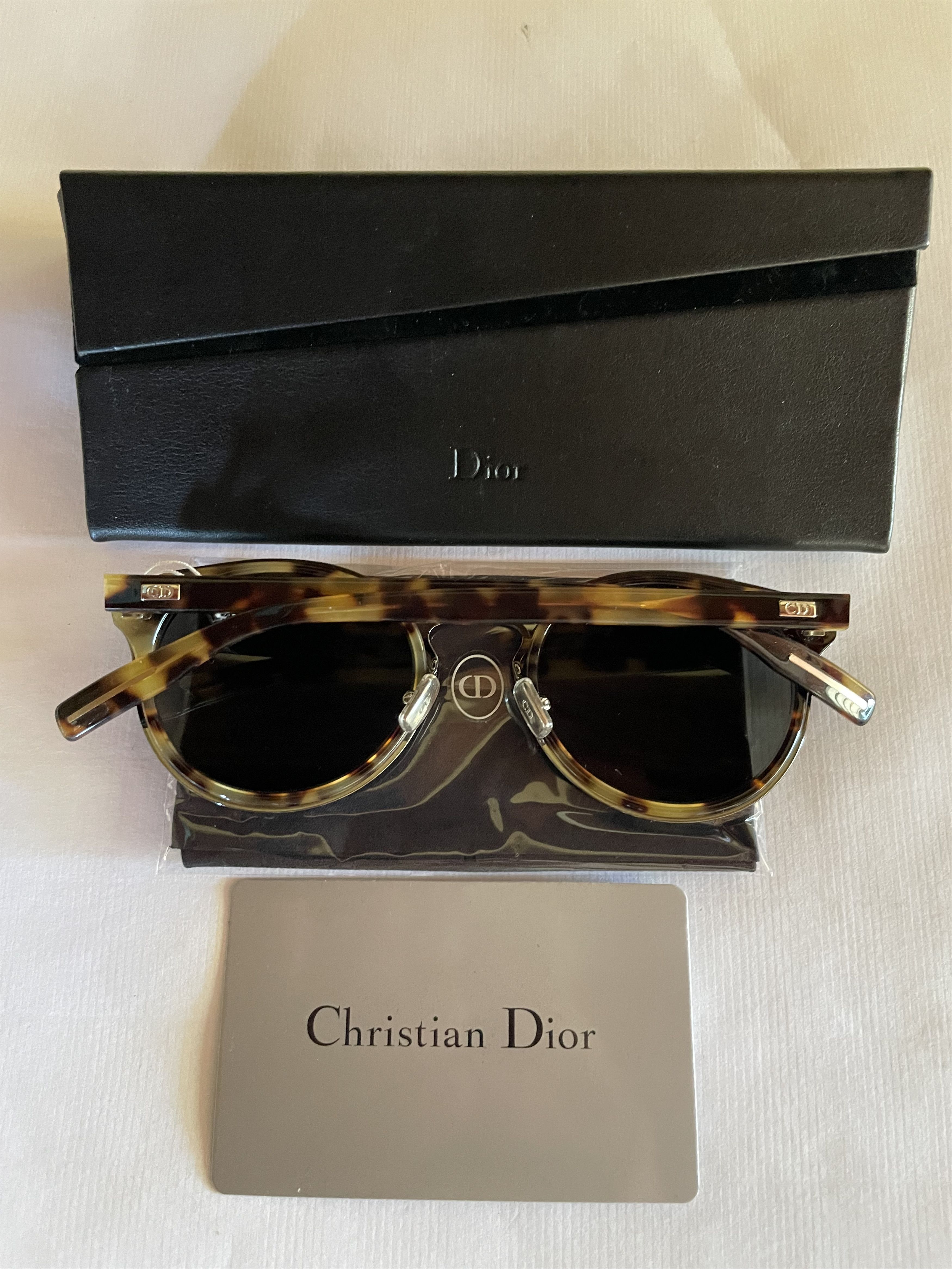 Dior Christian Dior DIOR0209S 2OT70 Blond Havana Sunglasses Size ONE SIZE - 8 Thumbnail