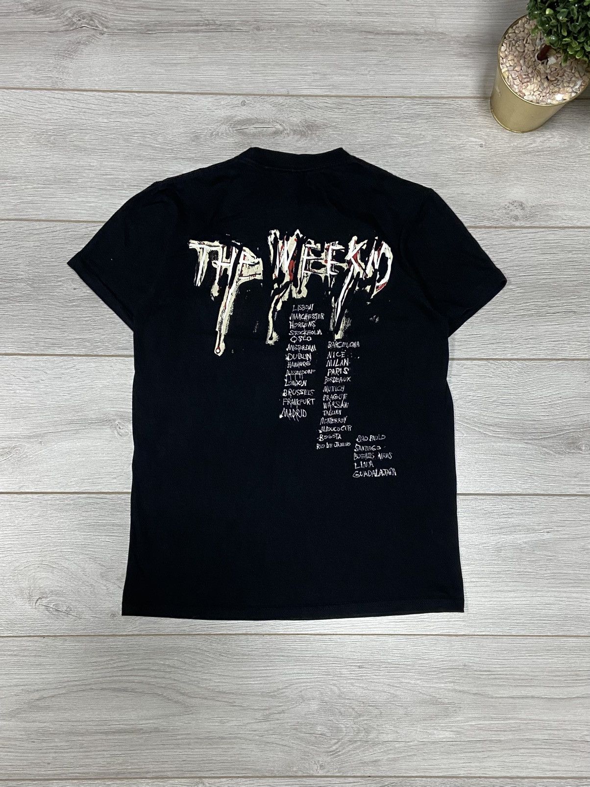 Band Tees Rare The Weekend After Hours Til Dawn Europe Tour T Shirt Size US S / EU 44-46 / 1 - 2 Thumbnail